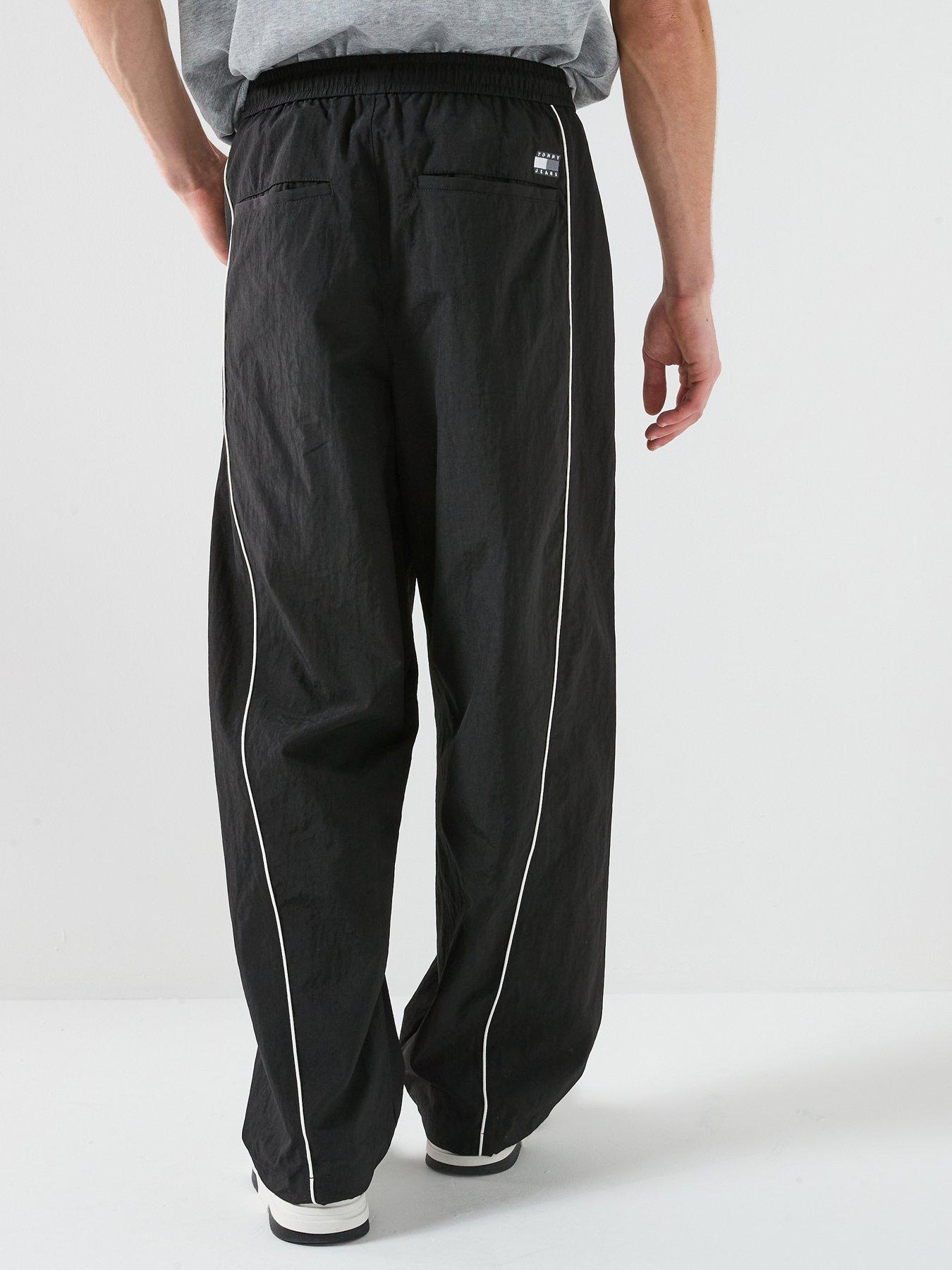 Image 2 of 5 of Tommy Jeans Theo Parachute Track Trousers - Black