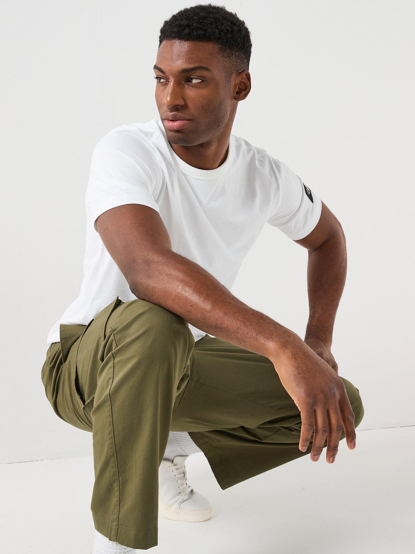 Image 6 of 6 of Calvin Klein Jeans Badge T-Shirt - White