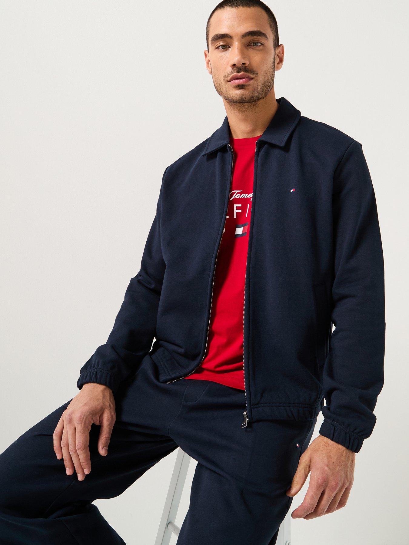 Tommy Hilfiger Essential Terry Ivy Full Zip Sweat, Navy, Size 2Xl, Men