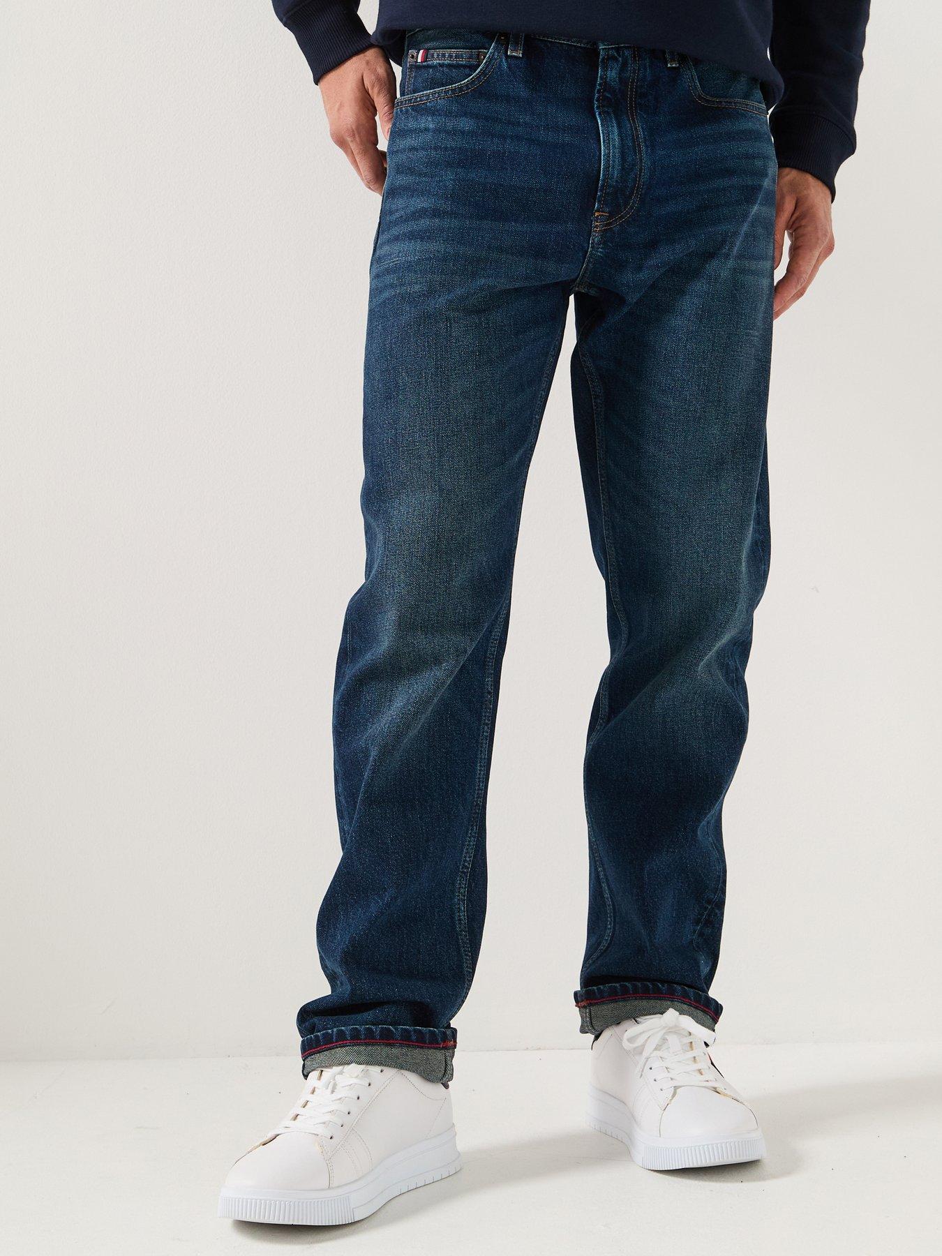 Tommy Hilfiger Dover Regular Straight Fit Jeans - Dark Wash