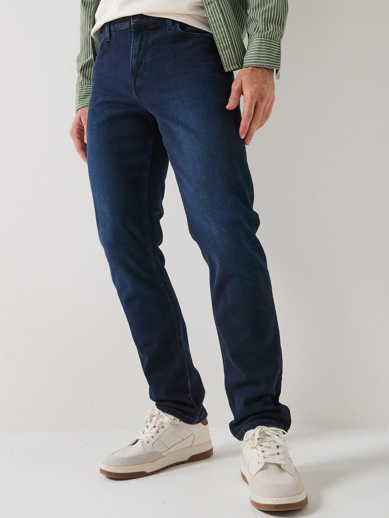 Image 1 of 6 of Tommy Hilfiger Denton Straight Fit Jeans - Dark Wash
