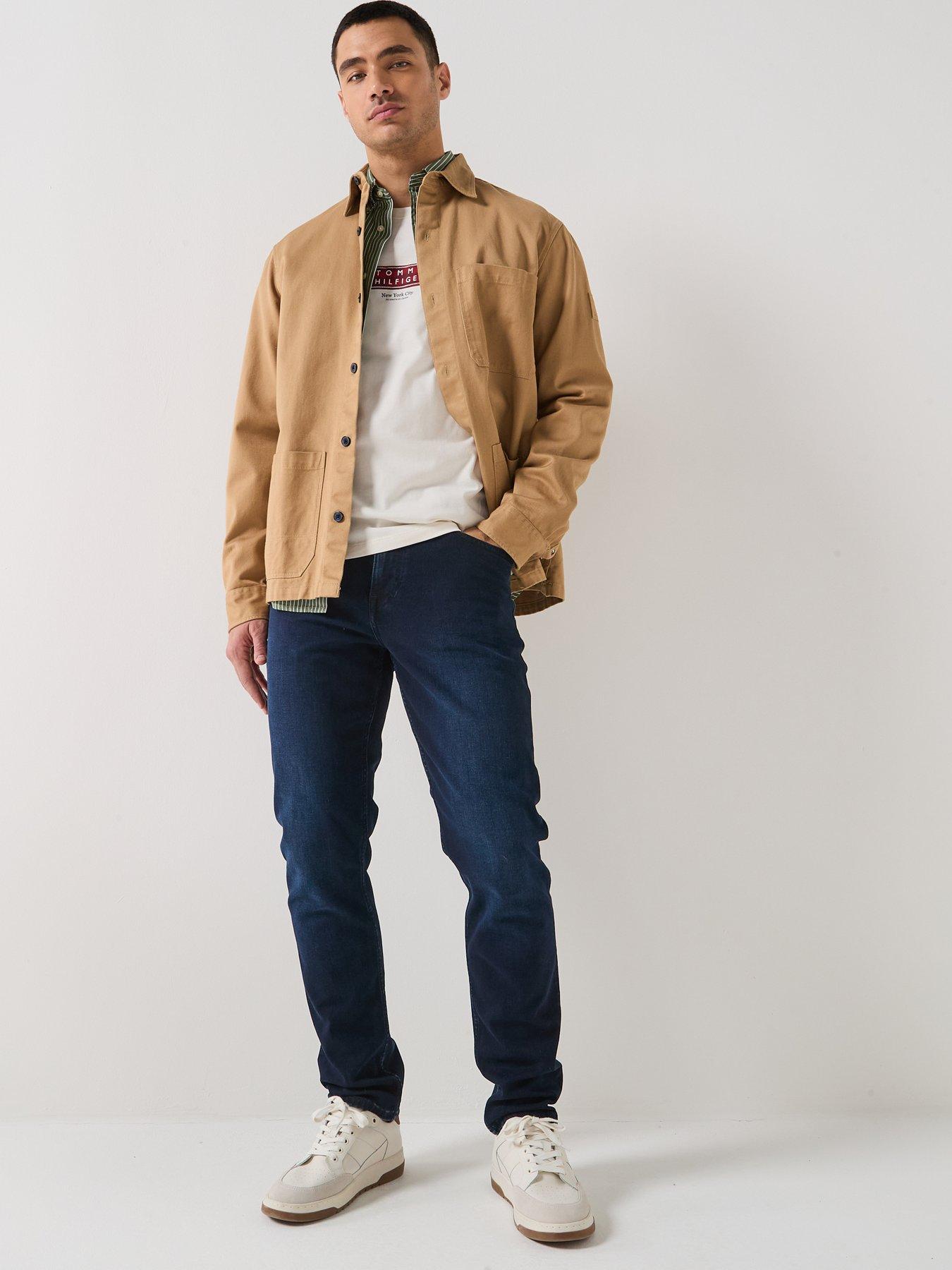 Image 3 of 6 of Tommy Hilfiger Denton Straight Fit Jeans - Dark Wash