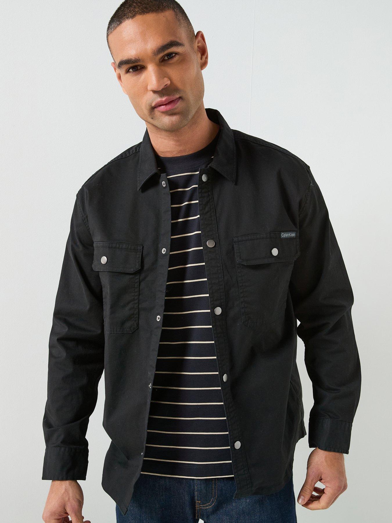 Calvin Klein Jeans Utility Relaxed Overshirt - Black