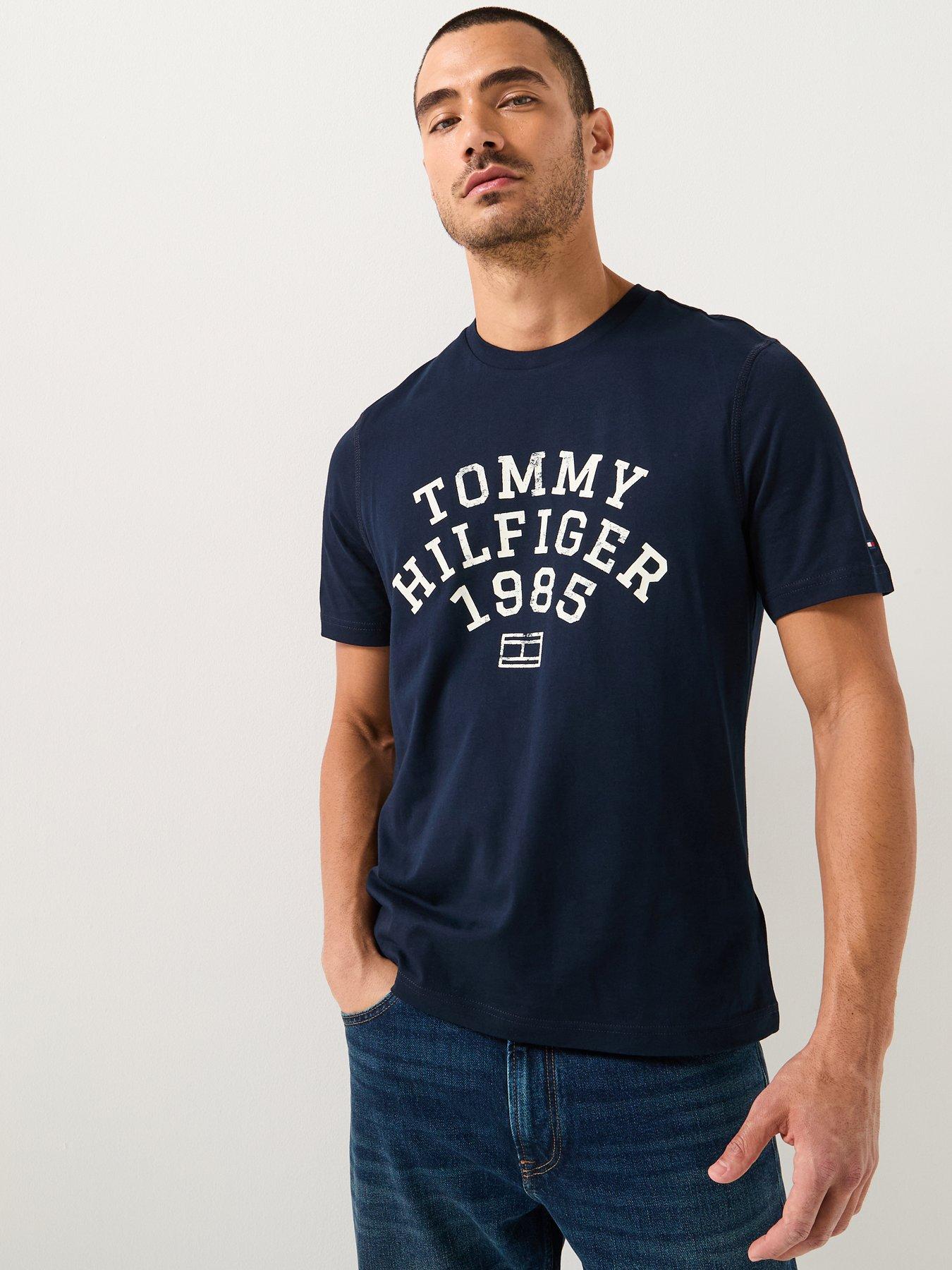 Tommy Hilfiger Hilfiger Arch Logo T-shirt  - Navy