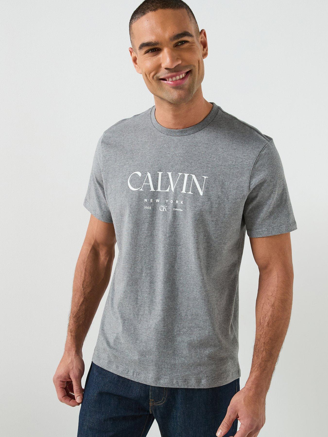 Image 1 of 4 of Calvin Klein 20S Graphic T-Shirt - Grey