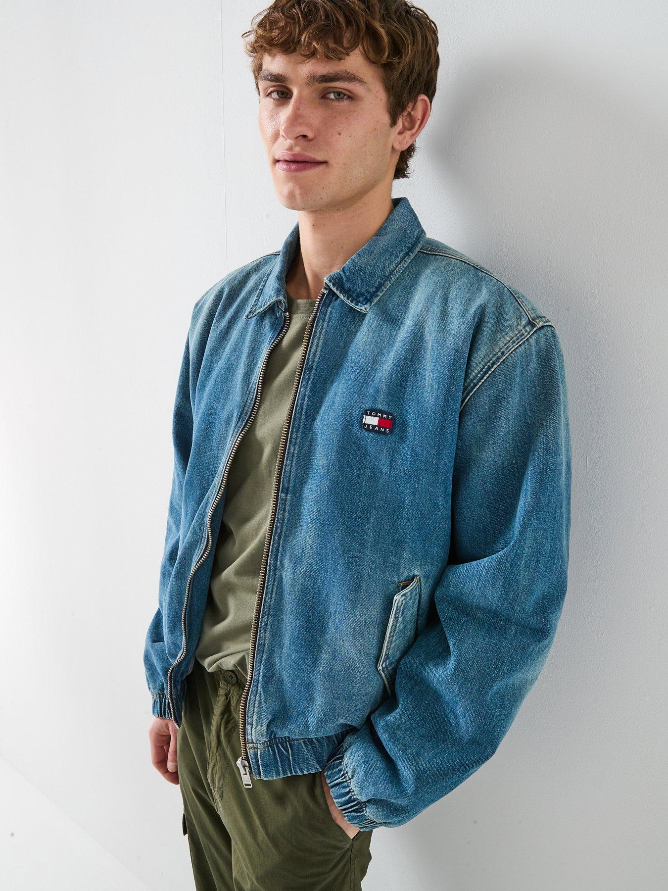 Tommy Jeans Essential Padded Denim Bomber - Blue