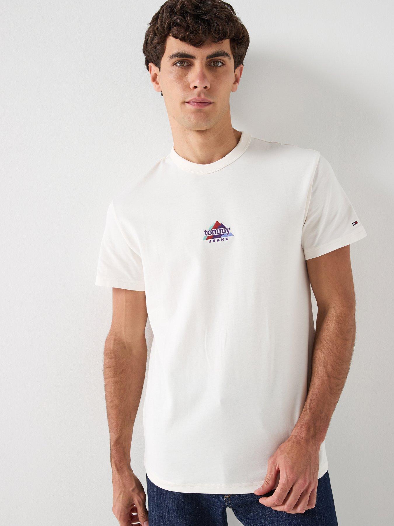 Tommy Jeans Regular Fit Peaks T-Shirt - White