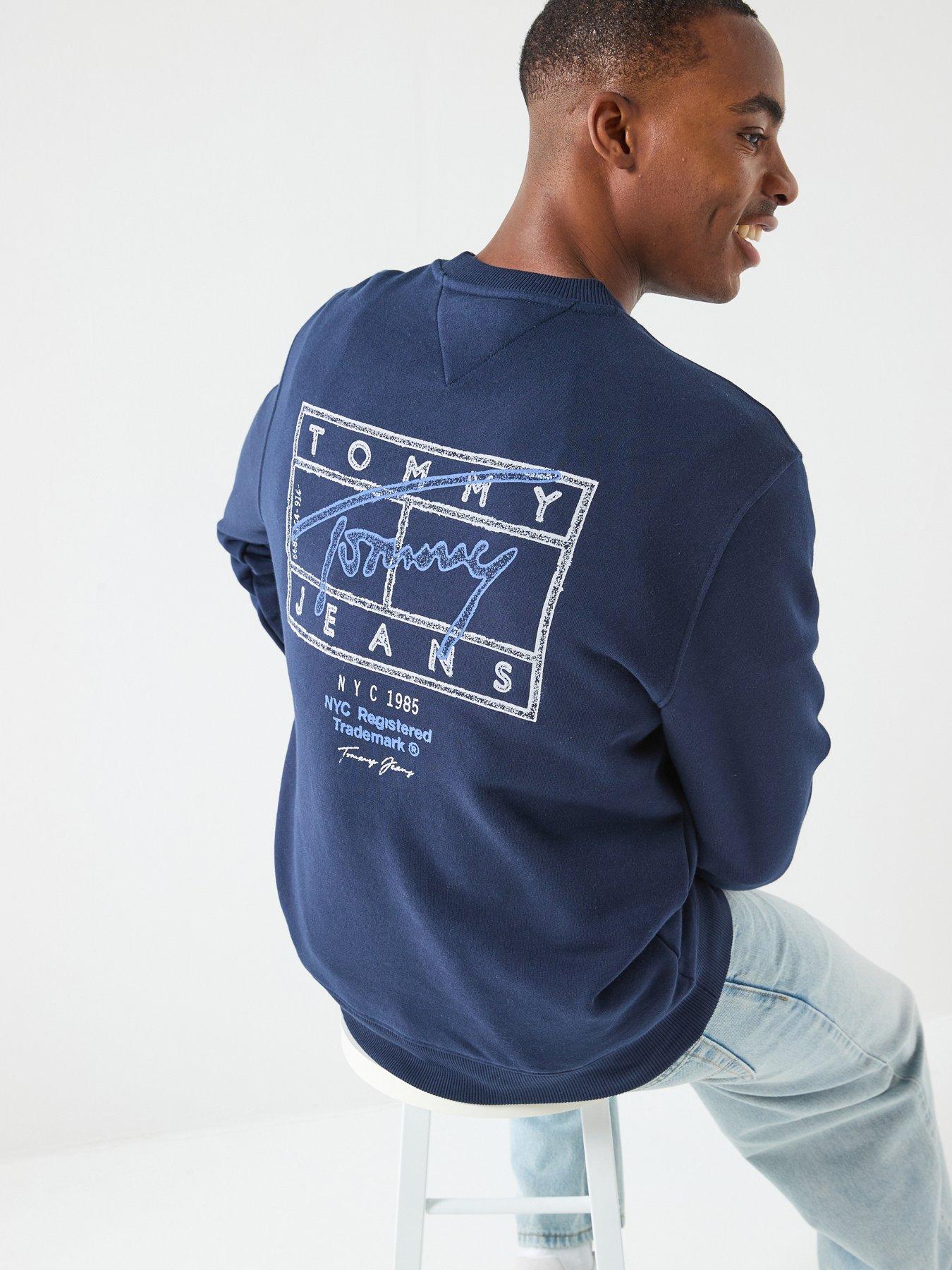 Tommy Jeans Entry Dna Play Crew Sweatshirt - Navy