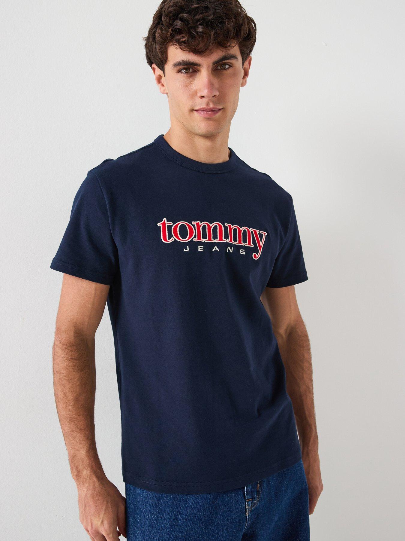 Tommy Jeans Tommy Jeans Regular Fit Applique Graphic T-shirt - Navy