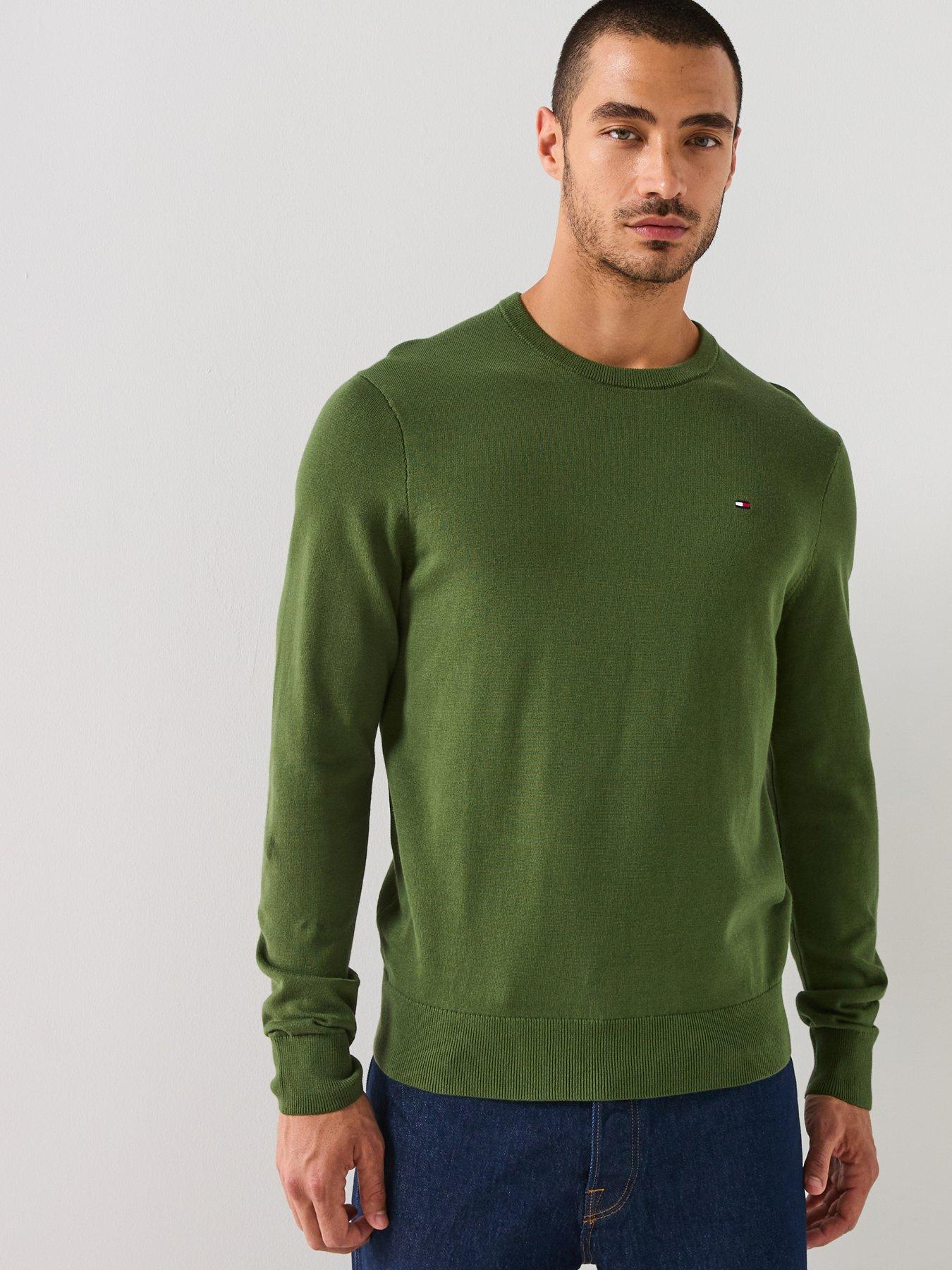 Tommy Hilfiger Essential Cotton Knitted Jumper - Green