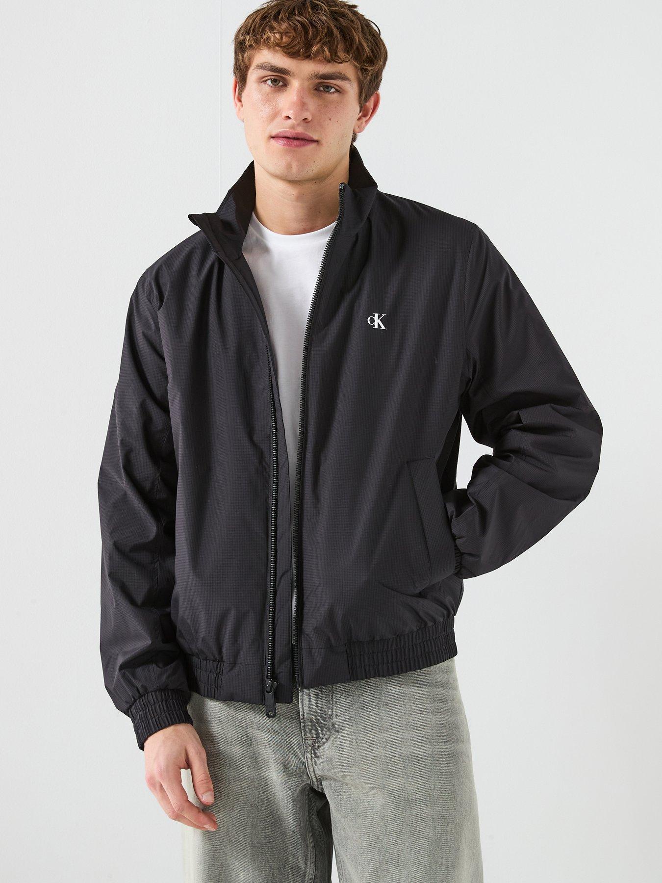 Calvin Klein Jeans Ripstop Padded Harrington Jacket - Black