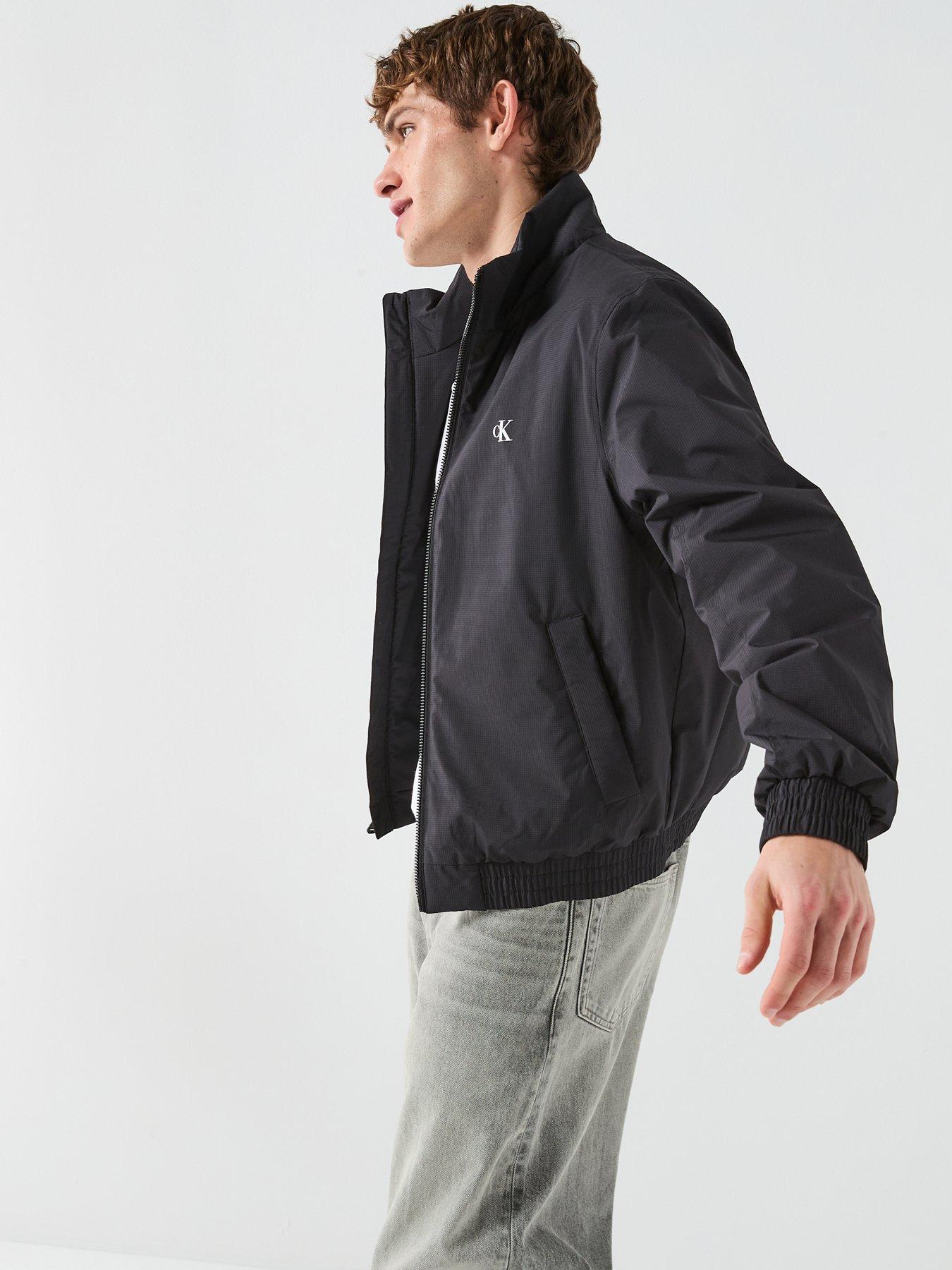Image 5 of 6 of Calvin Klein Jeans Ripstop Padded Harrington Jacket - Black