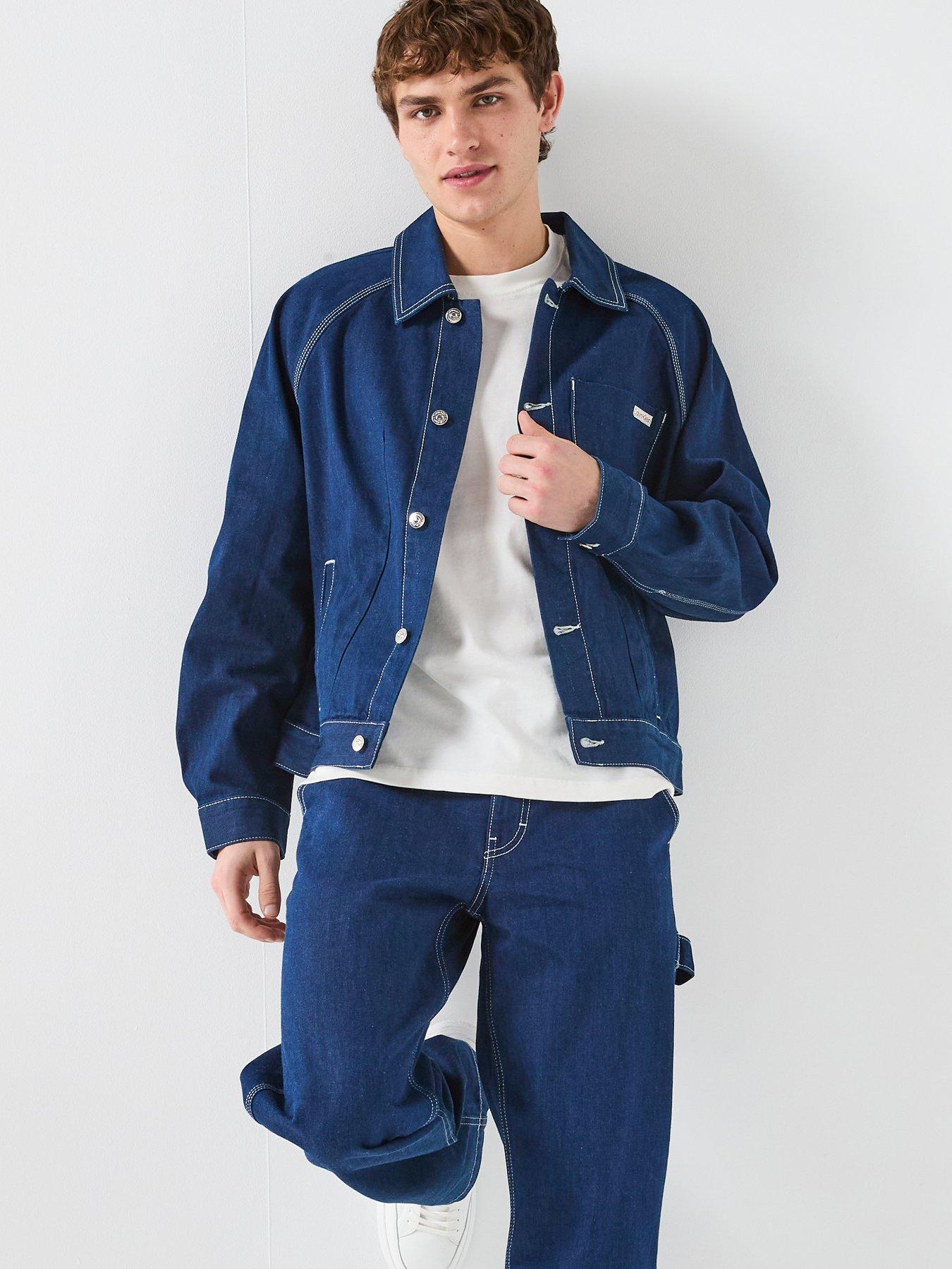 Calvin Klein Jeans Darted Workwear Denim Jacket - Blue