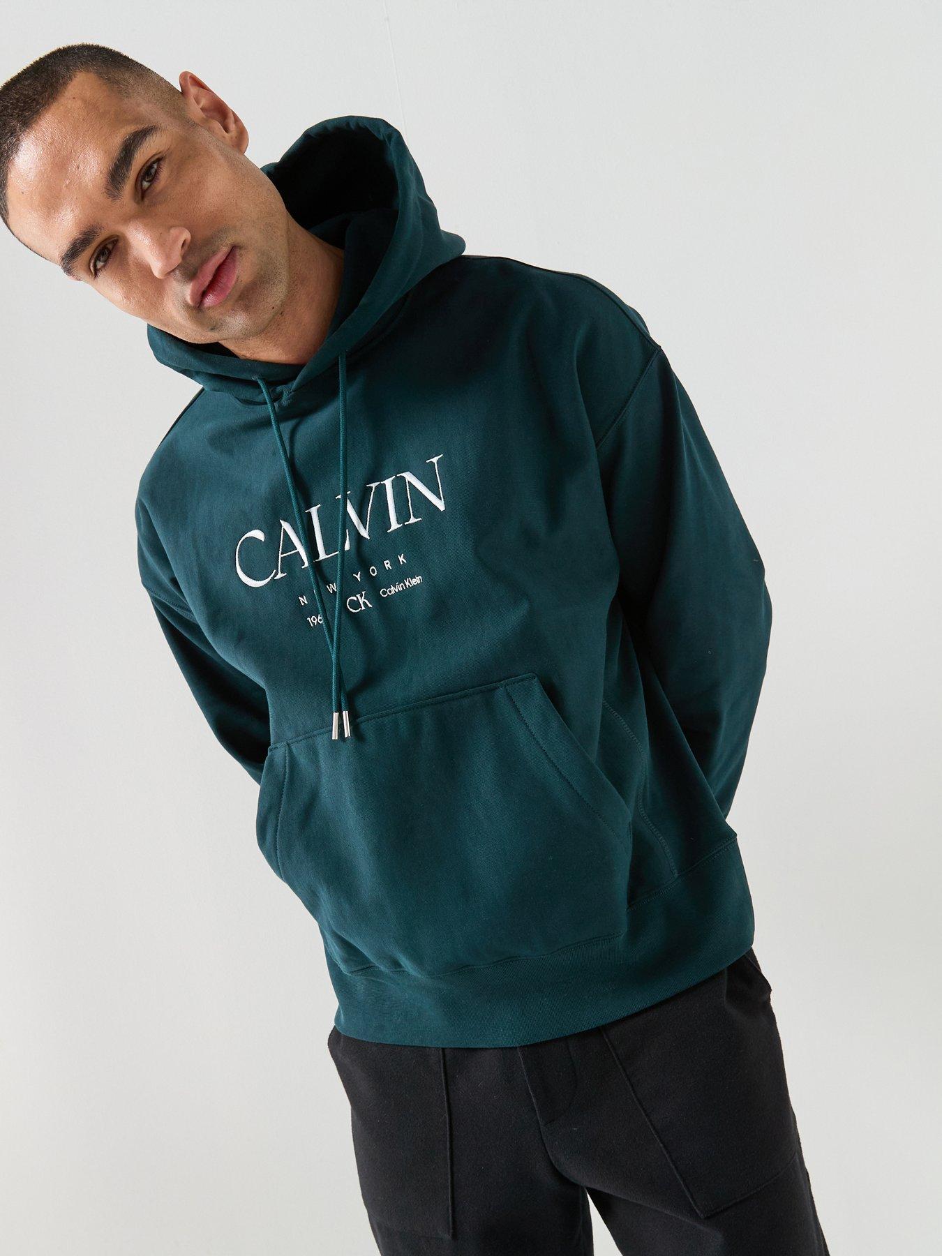 Calvin Klein Calvin Klein Terry Graphic Overhead Hoodie - Navy