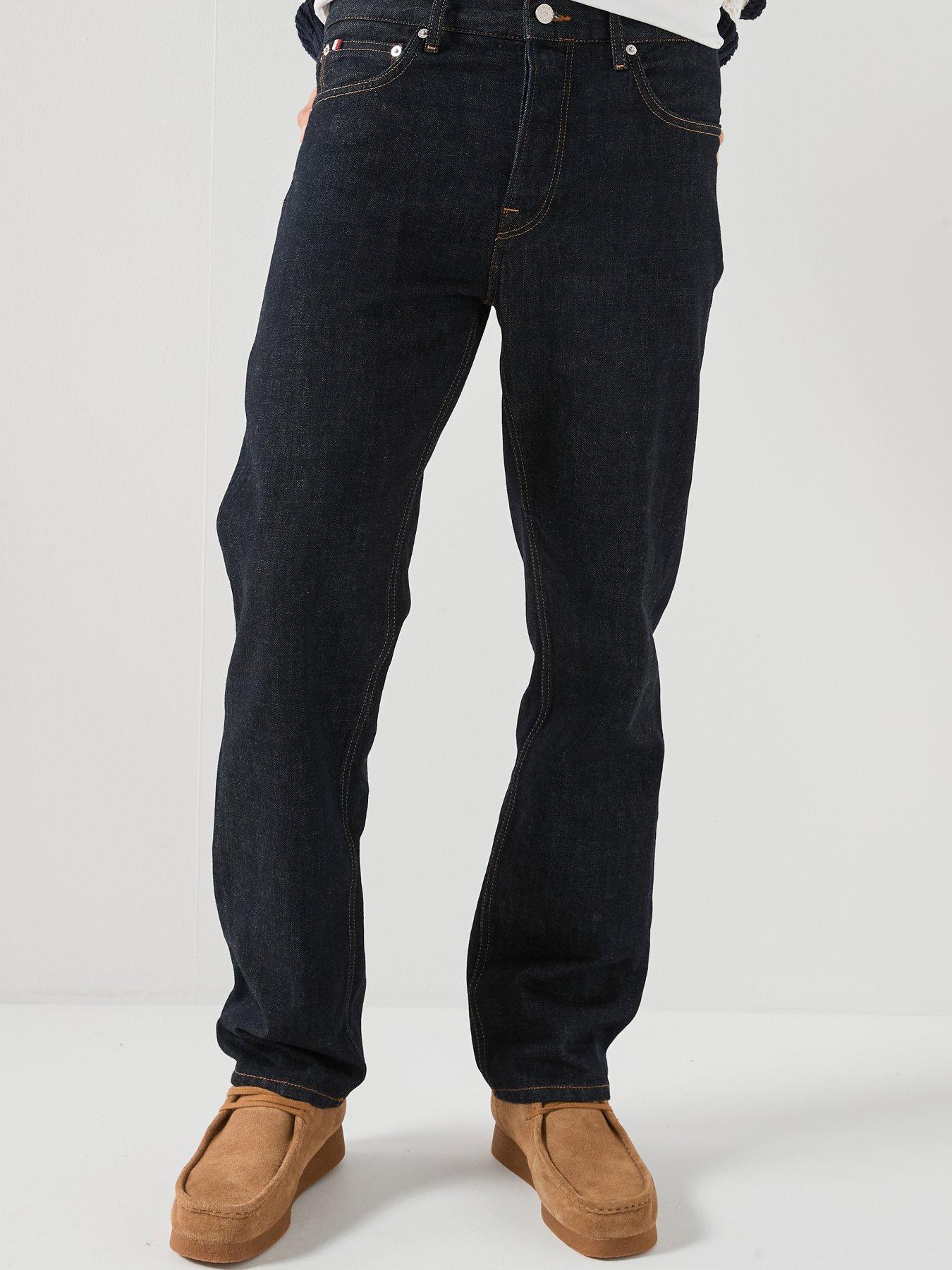 Tommy Hilfiger Dover Regular Straight Fit Selvedge Jeans - Dark Wash
