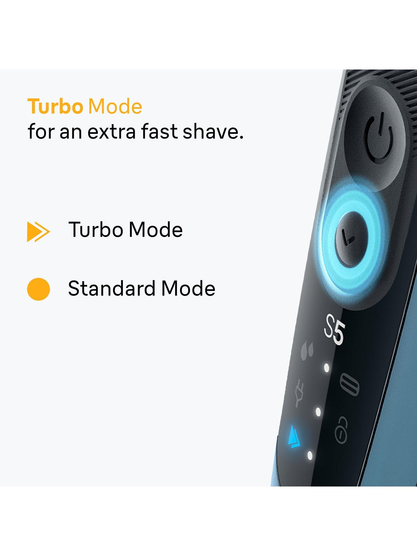 Image 4 of 8 of Braun Series 5 Electric Shaver, Up to 50 min, 52-A1000S -&nbsp;Azure