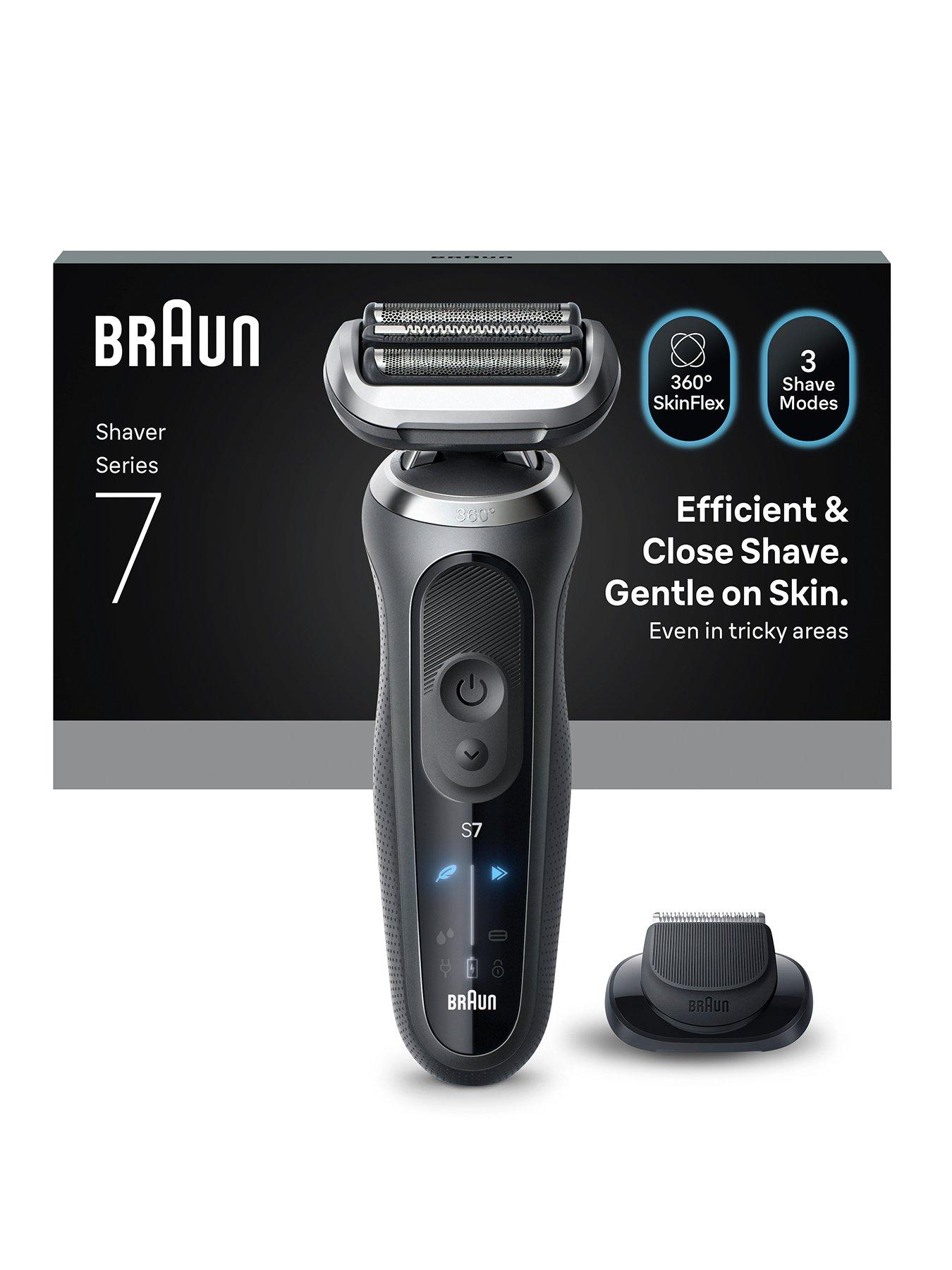 undefined Braun Series 7 Electric Shaver, +1 Attachment, 72-G1200S, Grey