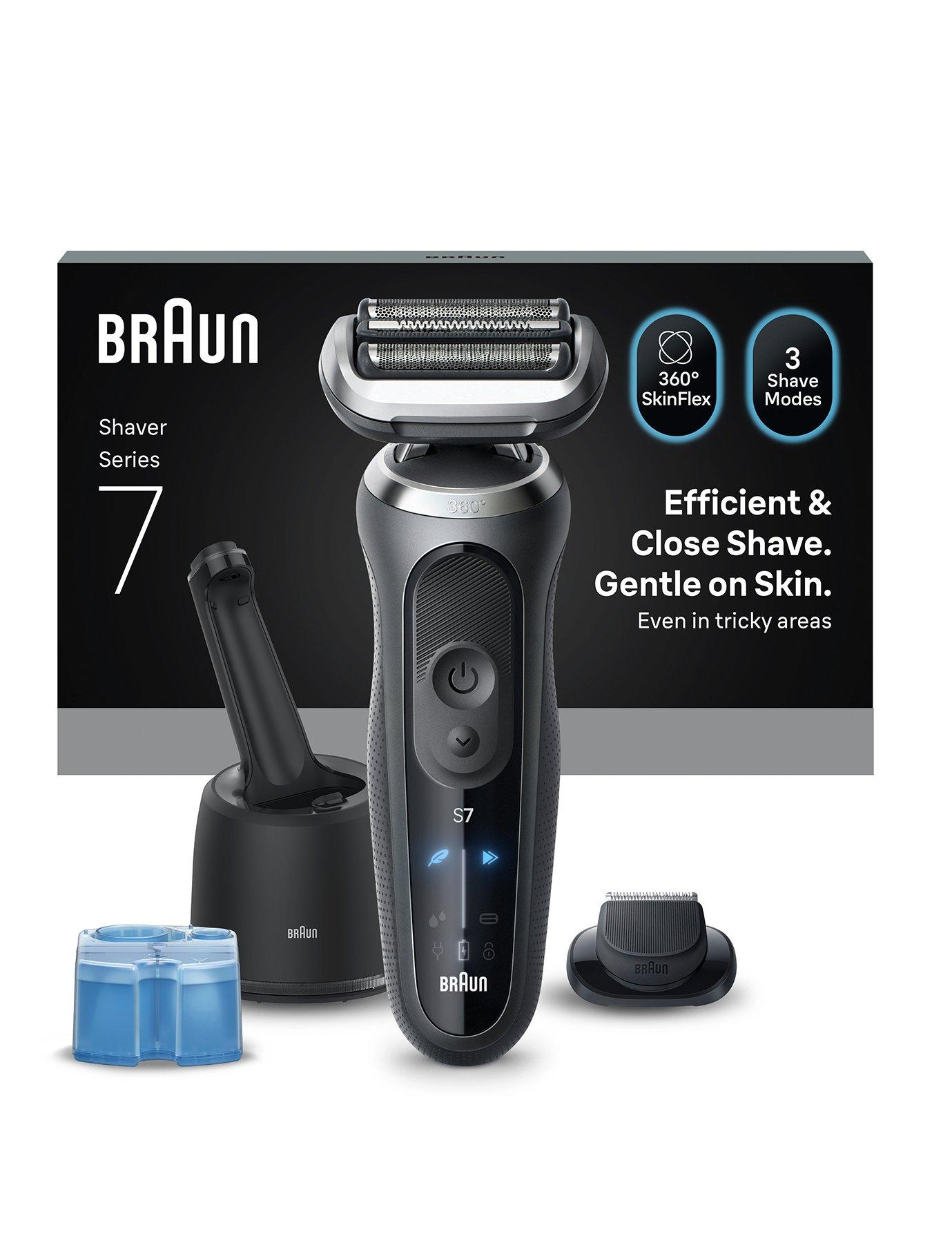 Image 1 of 8 of Braun Series 7 Electric Shaver, SmartCare Center, +1 Attachment, 72-G7200CC -&nbsp;Grey