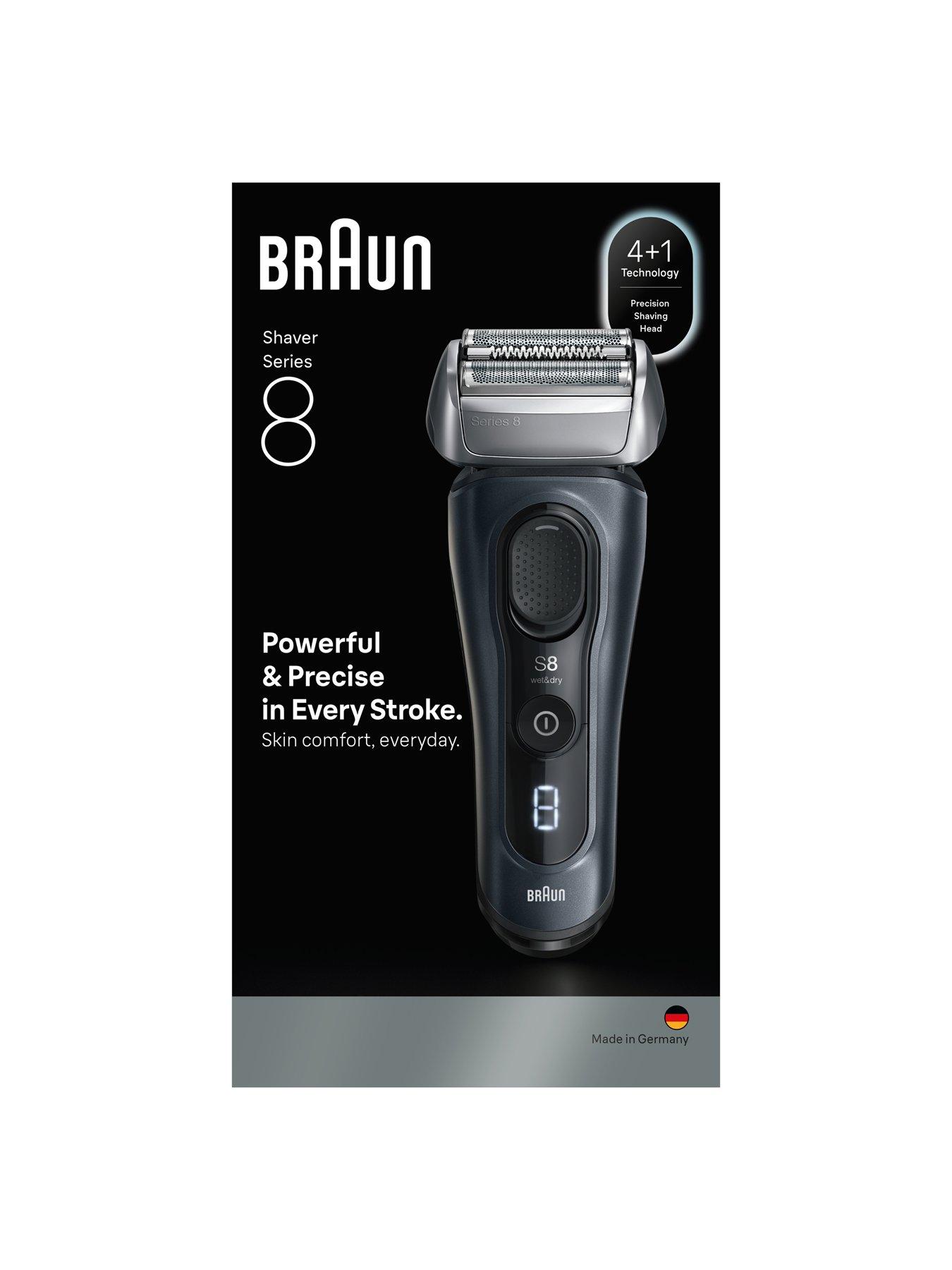 Image 3 of 8 of Braun Series 8 Electric Shaver, SensoAdapt, 60 min, 8603S -&nbsp;Grey