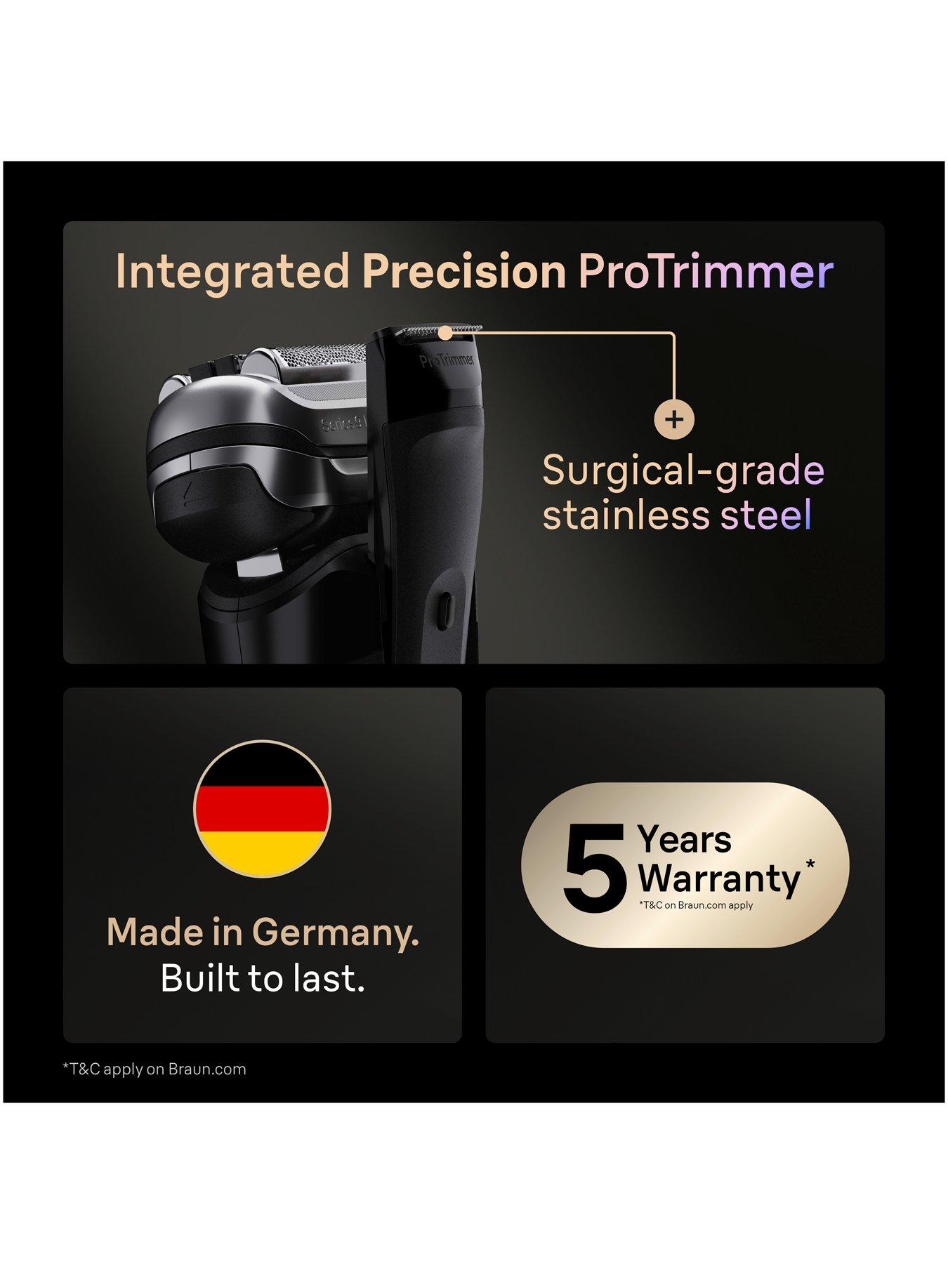 Image 5 of 8 of Braun Series 9 PRO+ Electric Shaver, Pro SensoAdapt, Charging Stand, 9610S -&nbsp;Black