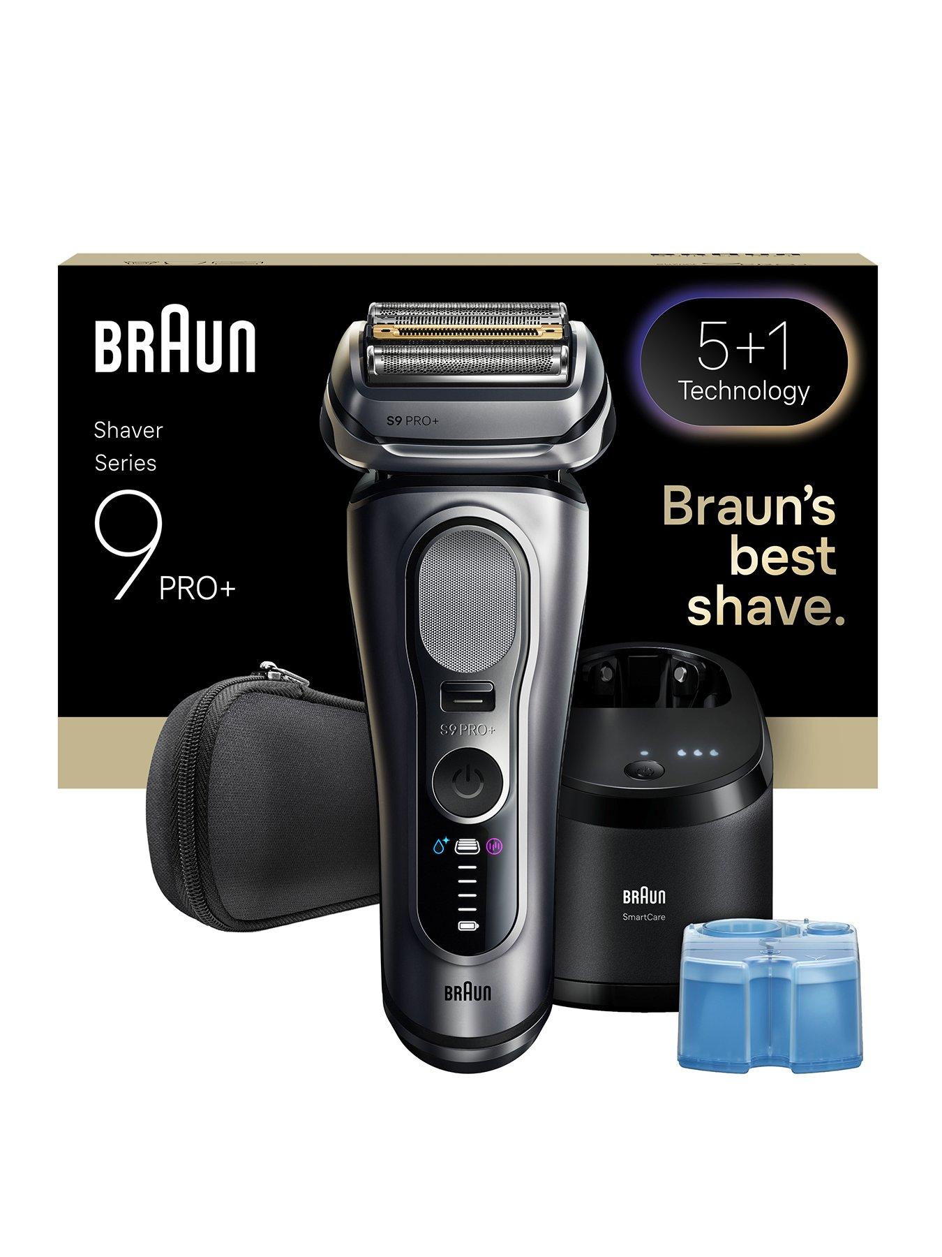 Image 1 of 8 of Braun Series 9 PRO+ Electric Shaver, Pro SensoAdapt, SmartCare Center, 9667CC - Silver