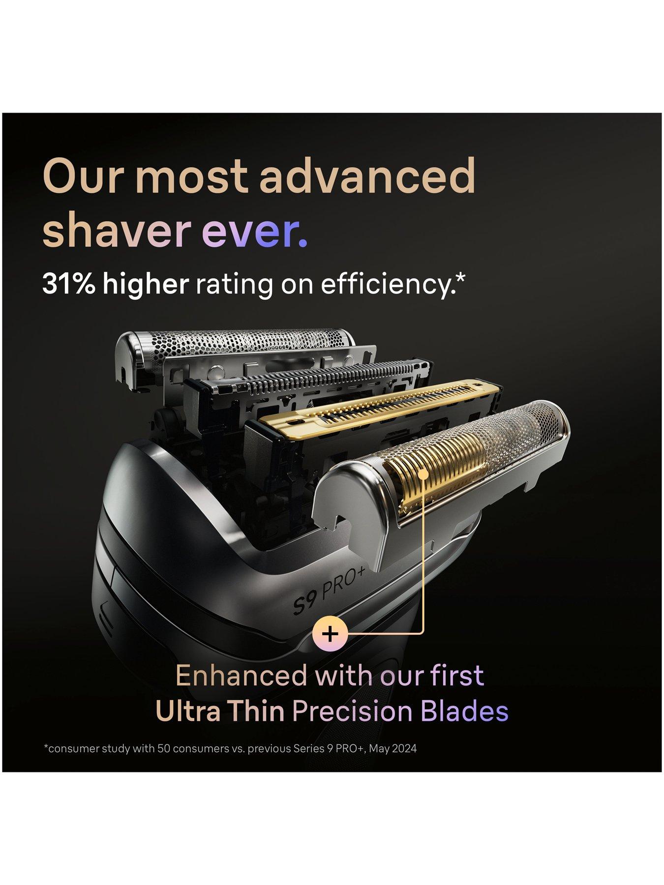 Image 4 of 8 of Braun Series 9 PRO+ Electric Shaver, Pro SensoAdapt, SmartCare Center, 9667CC - Silver