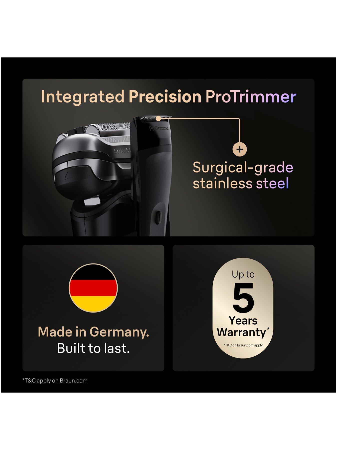 Image 5 of 8 of Braun Series 9 PRO+ Electric Shaver, Pro SensoAdapt, SmartCare Center, 9670CC -&nbsp;Black