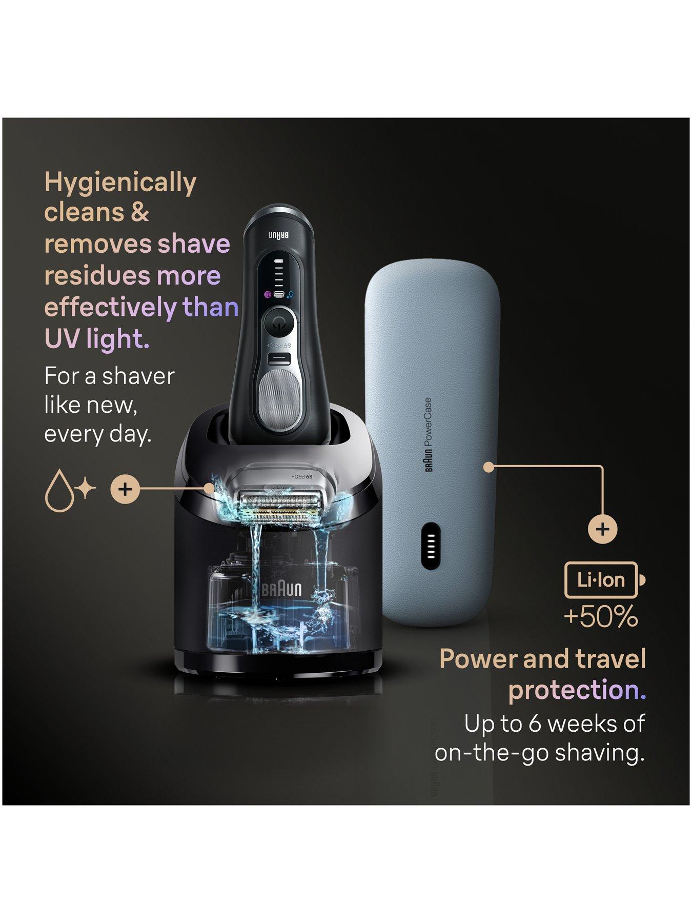 Image 6 of 8 of Braun Series 9 PRO+ Electric Shaver, Pro SensoAdapt, SmartCare Center, 9670CC -&nbsp;Black