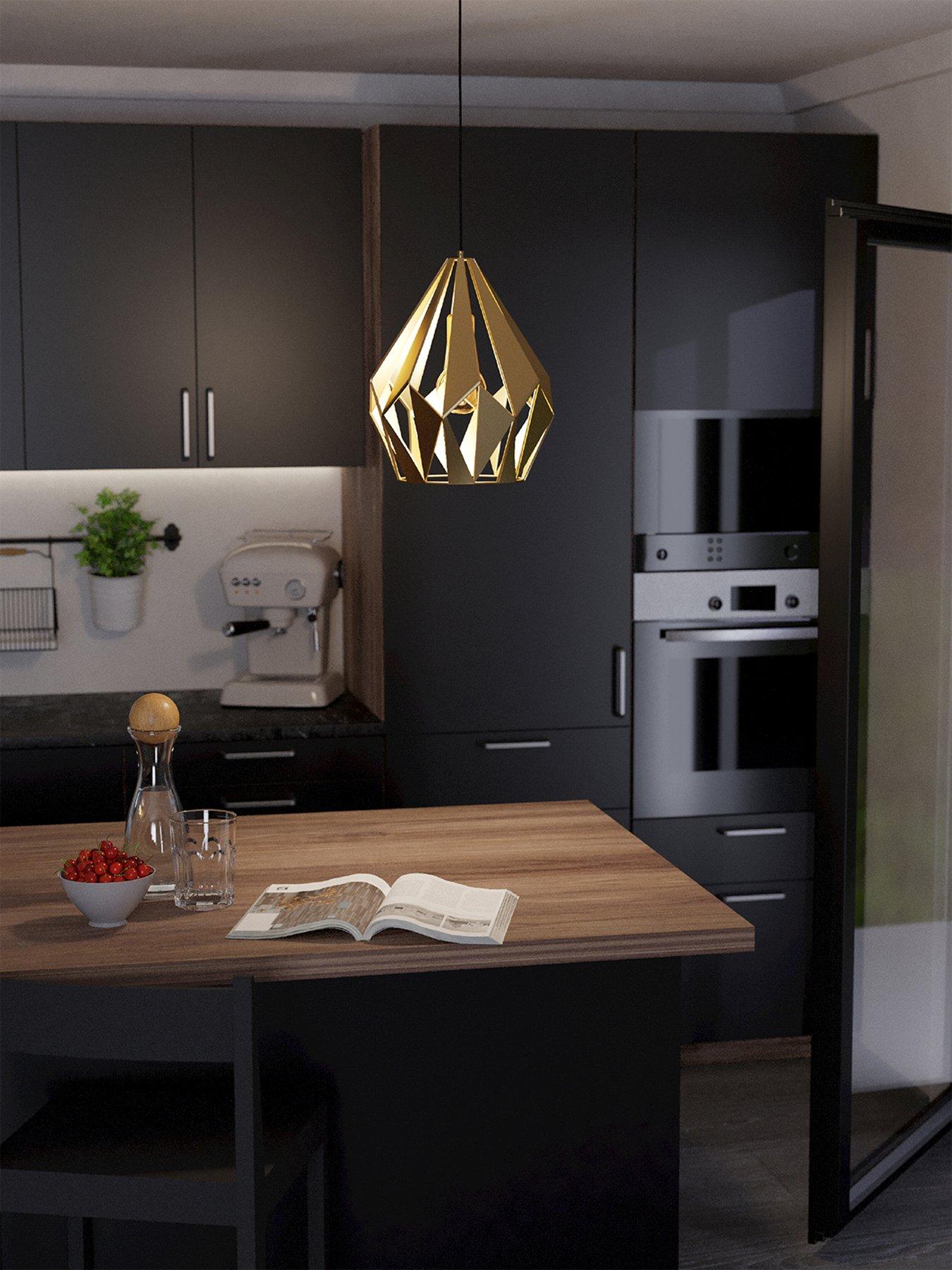 undefined Carlton Single Pendant - Light Gold