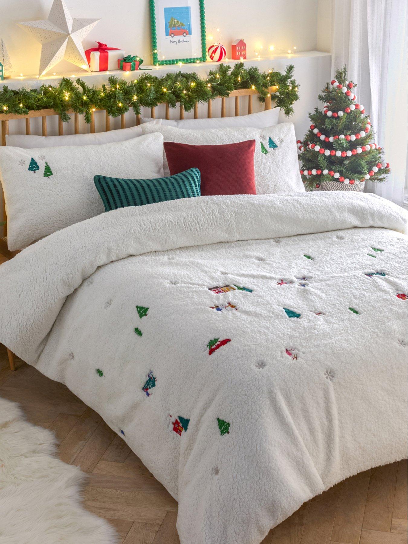 Furn Christmas together Duvet Set Snow