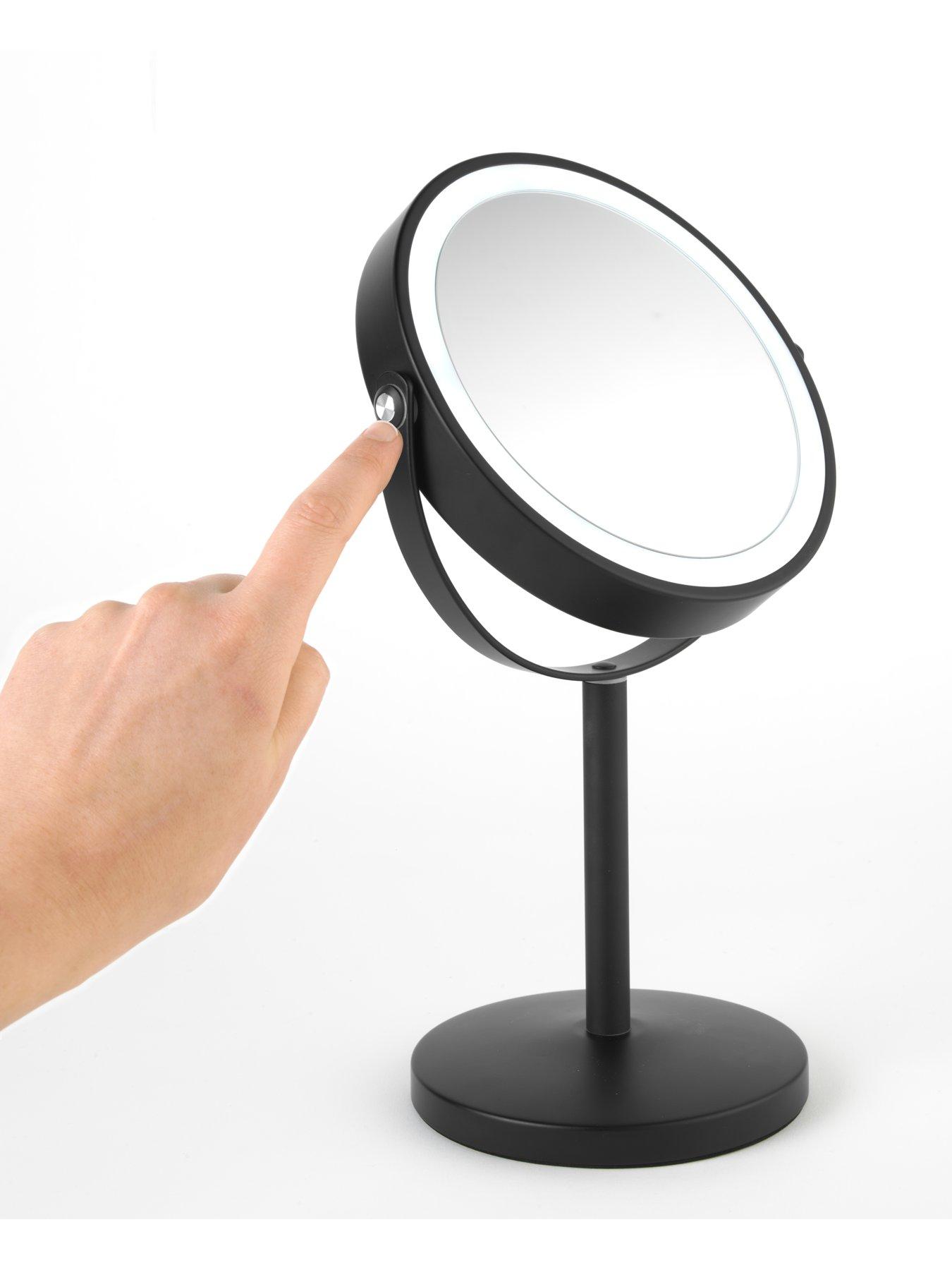 Image 2 of 6 of Beldray 7'' Telescopic Led Mirror - Black