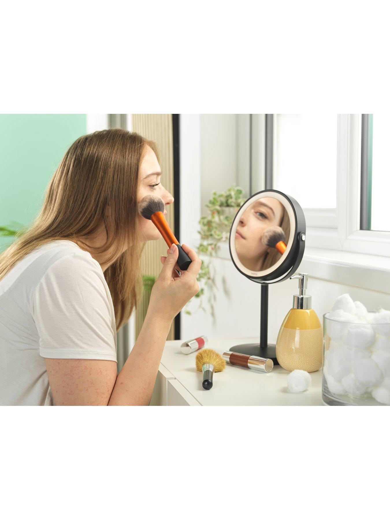Image 4 of 6 of Beldray 7'' Telescopic Led Mirror - Black