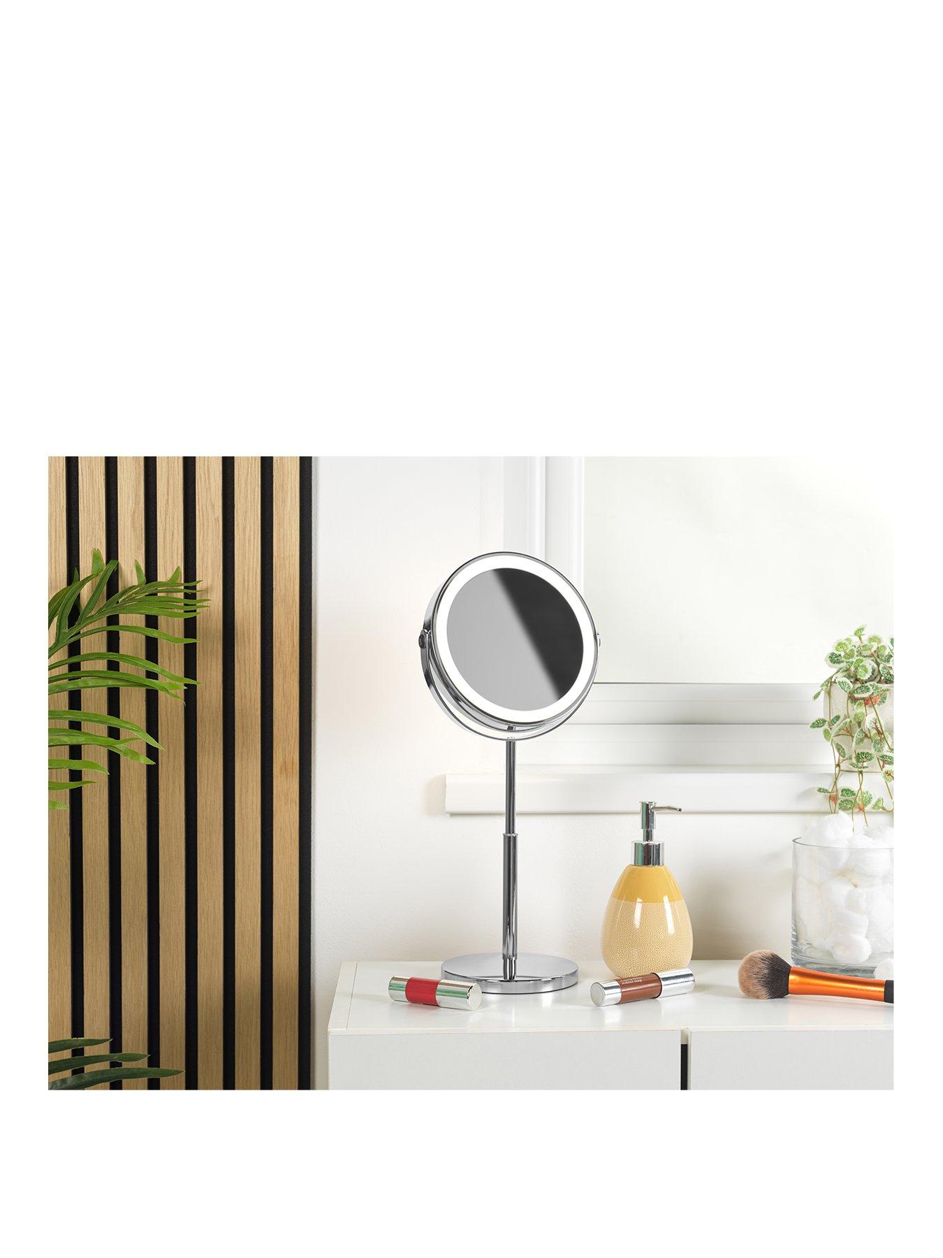 Beldray 7'' Telescopic Led Mirror  - Chrome