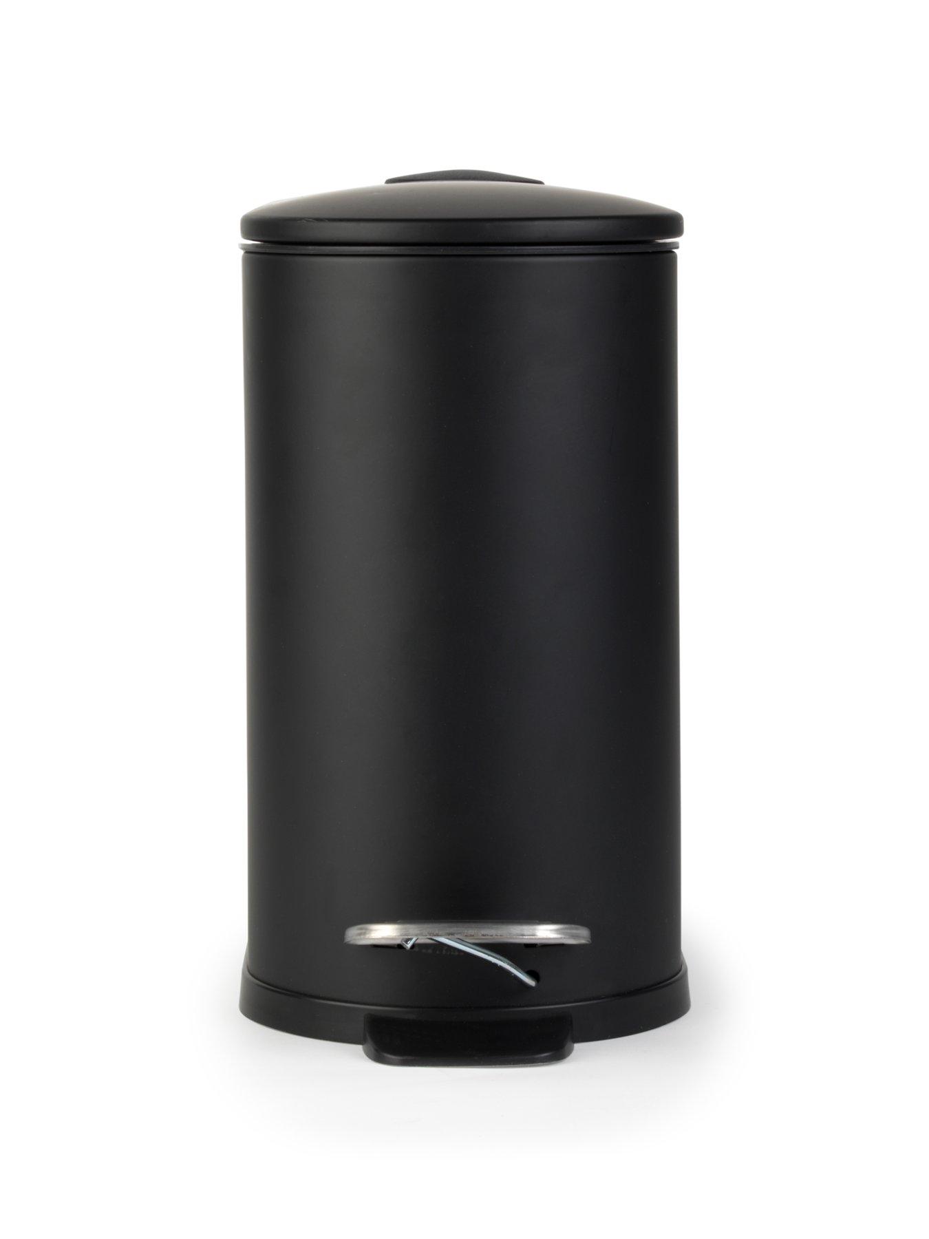 Image 3 of 4 of Beldray Black 5l D Shape Bathroom Bin