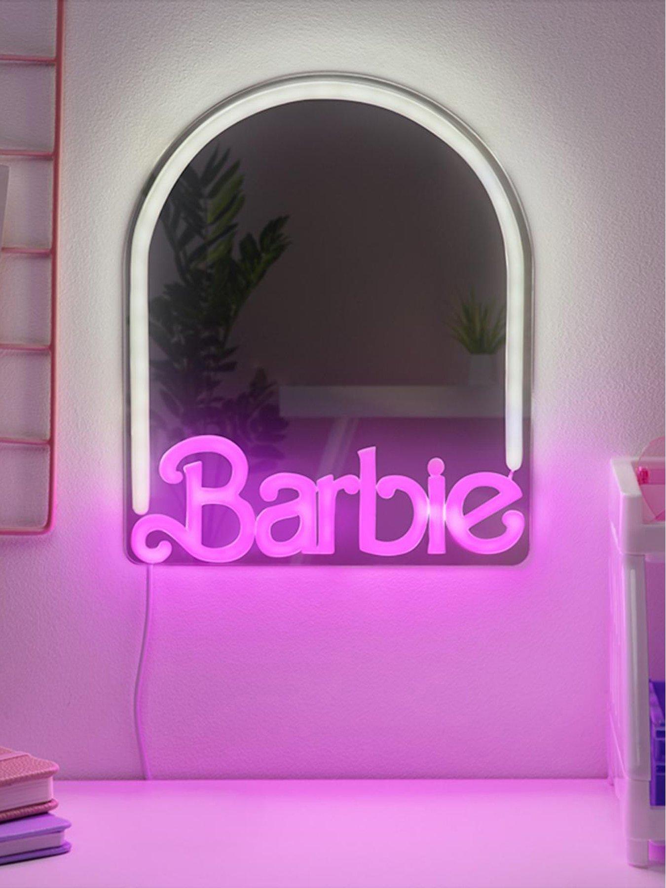 Barbie Wall Mountable Led Neon Mirror