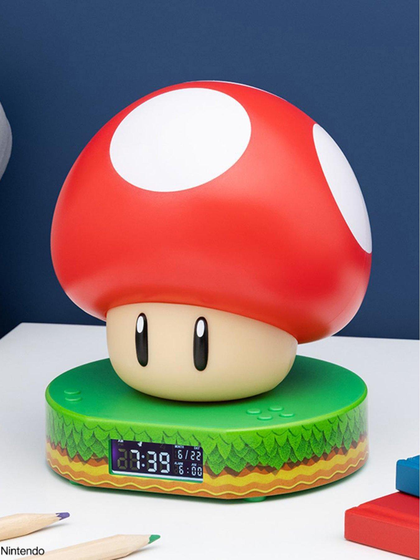 undefined Super Mushroom Digital Alarm Clock