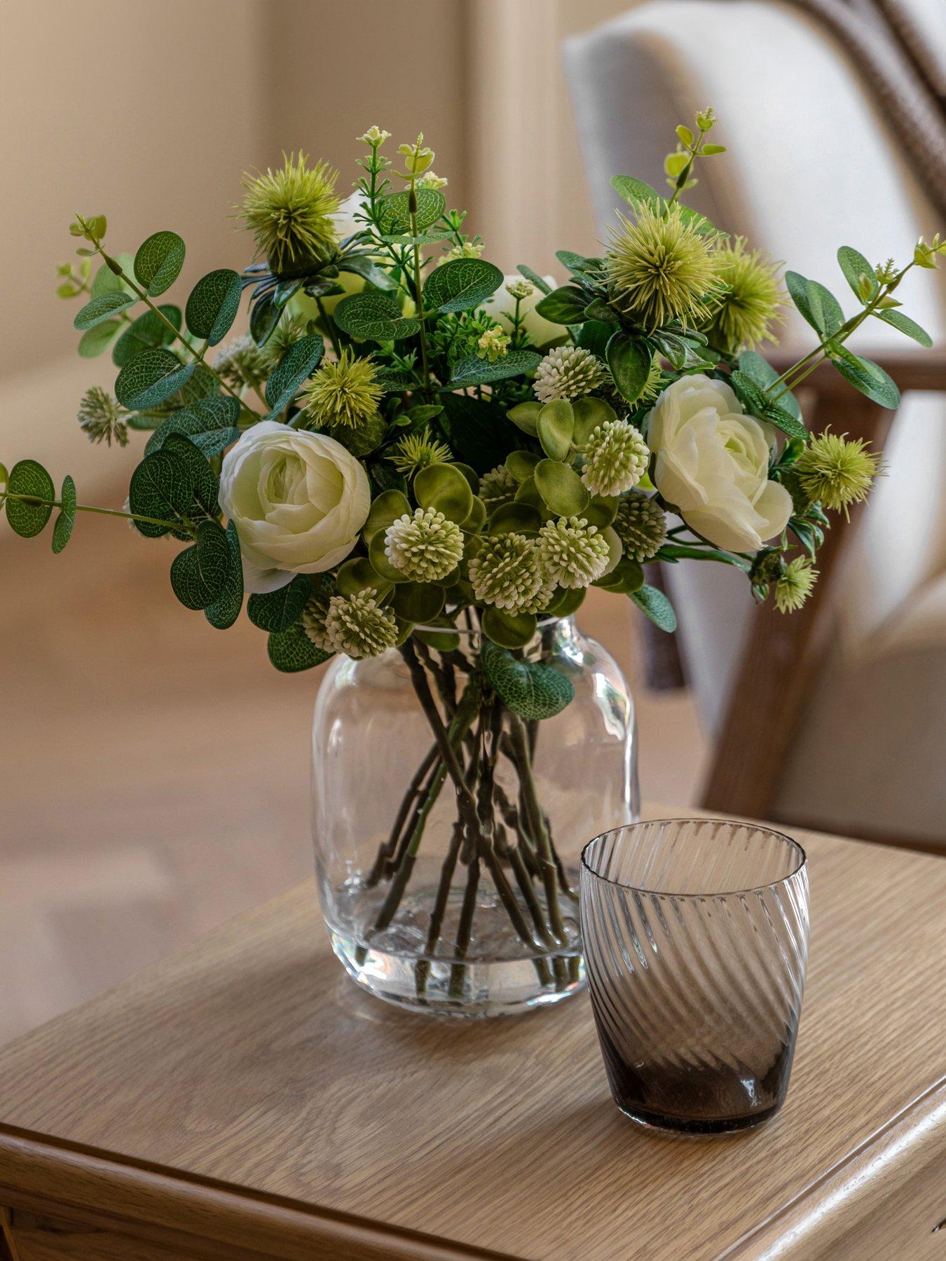 Gallery Direct Rose Eucalyptus Vase Arrangement