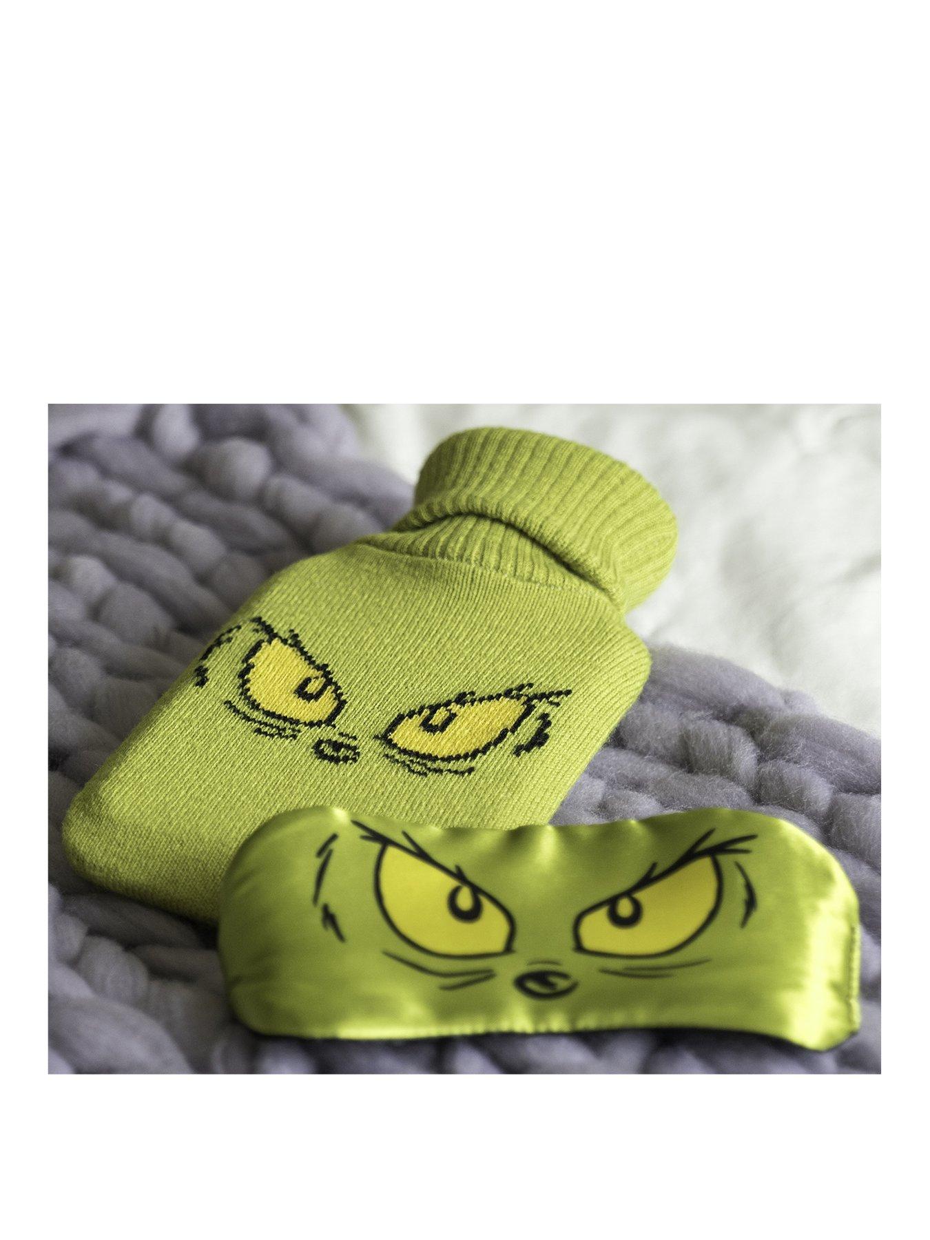 undefined Grinch Hot Water Bottle And Sleep Mask Set Mailbox