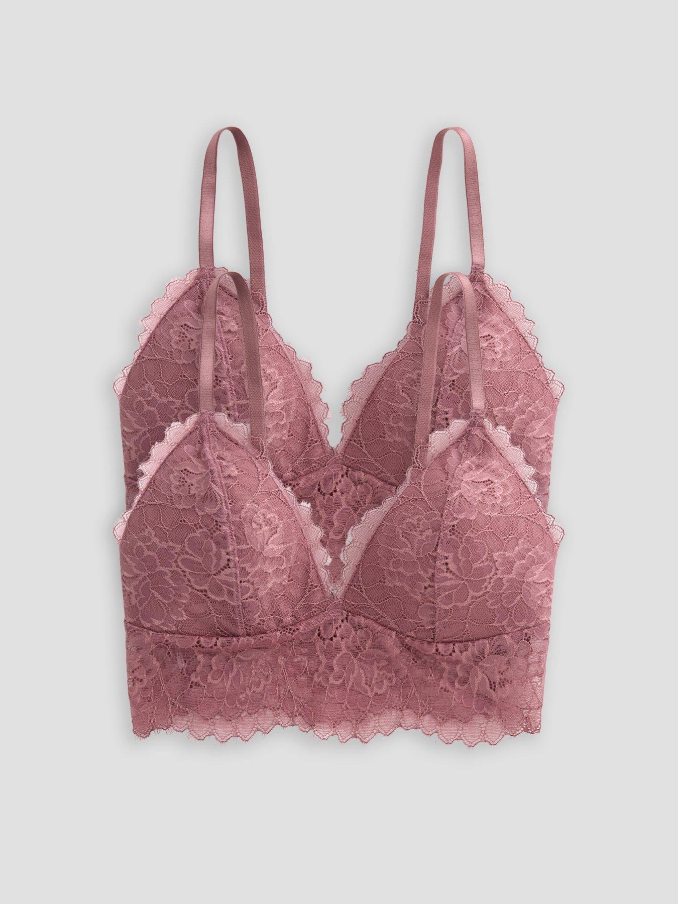The Very Collection 2pk Lace Bralette