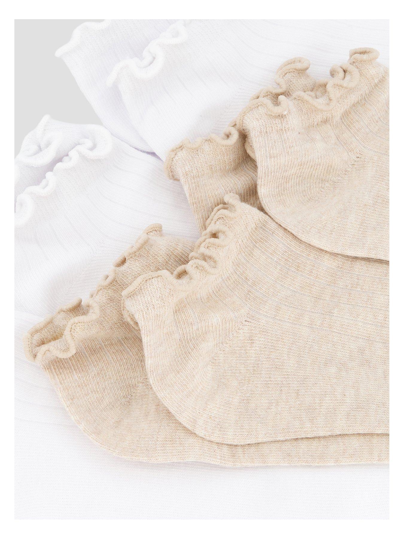 Image 3 of 3 of The Very Collection 5 Pack Trainer Liner Socks - Beige