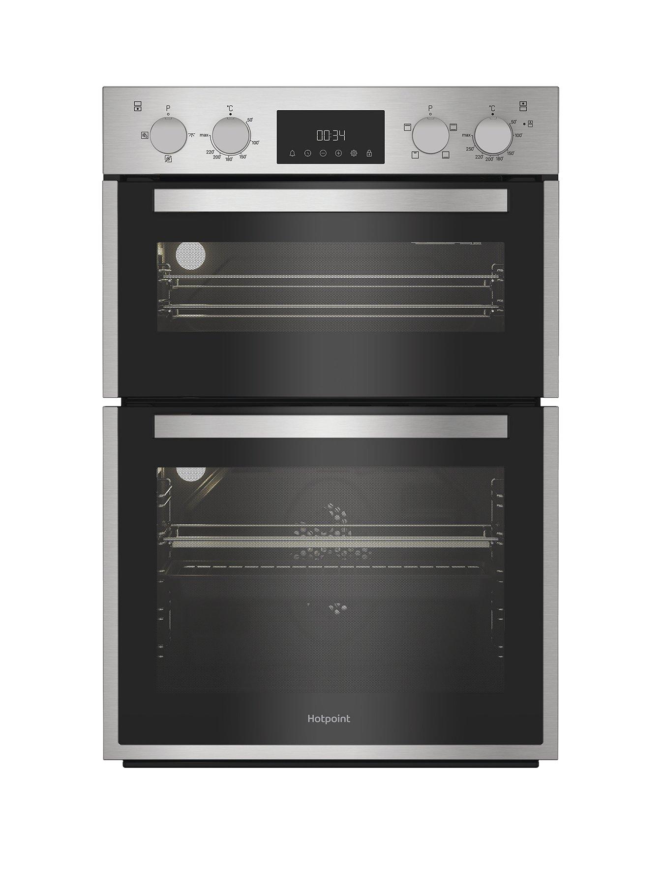 Image 1 of 7 of Hotpoint DIH 10D IX - Double Oven - Silver