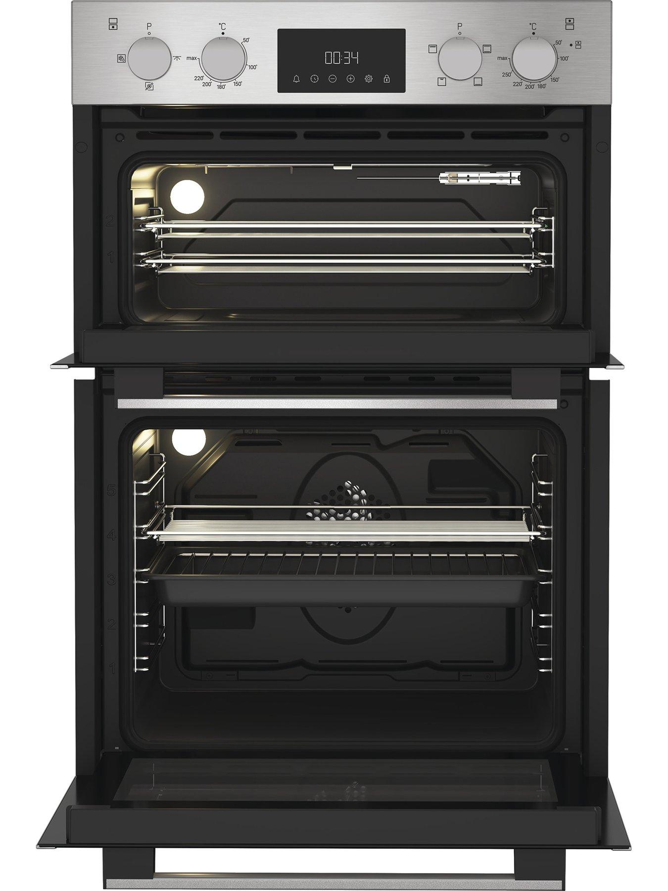 Image 2 of 7 of Hotpoint DIH 10D IX - Double Oven - Silver