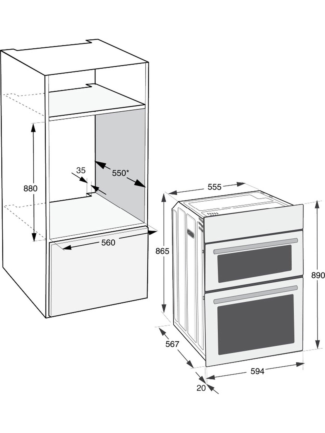 Image 7 of 7 of Hotpoint DIH 10D IX - Double Oven - Silver