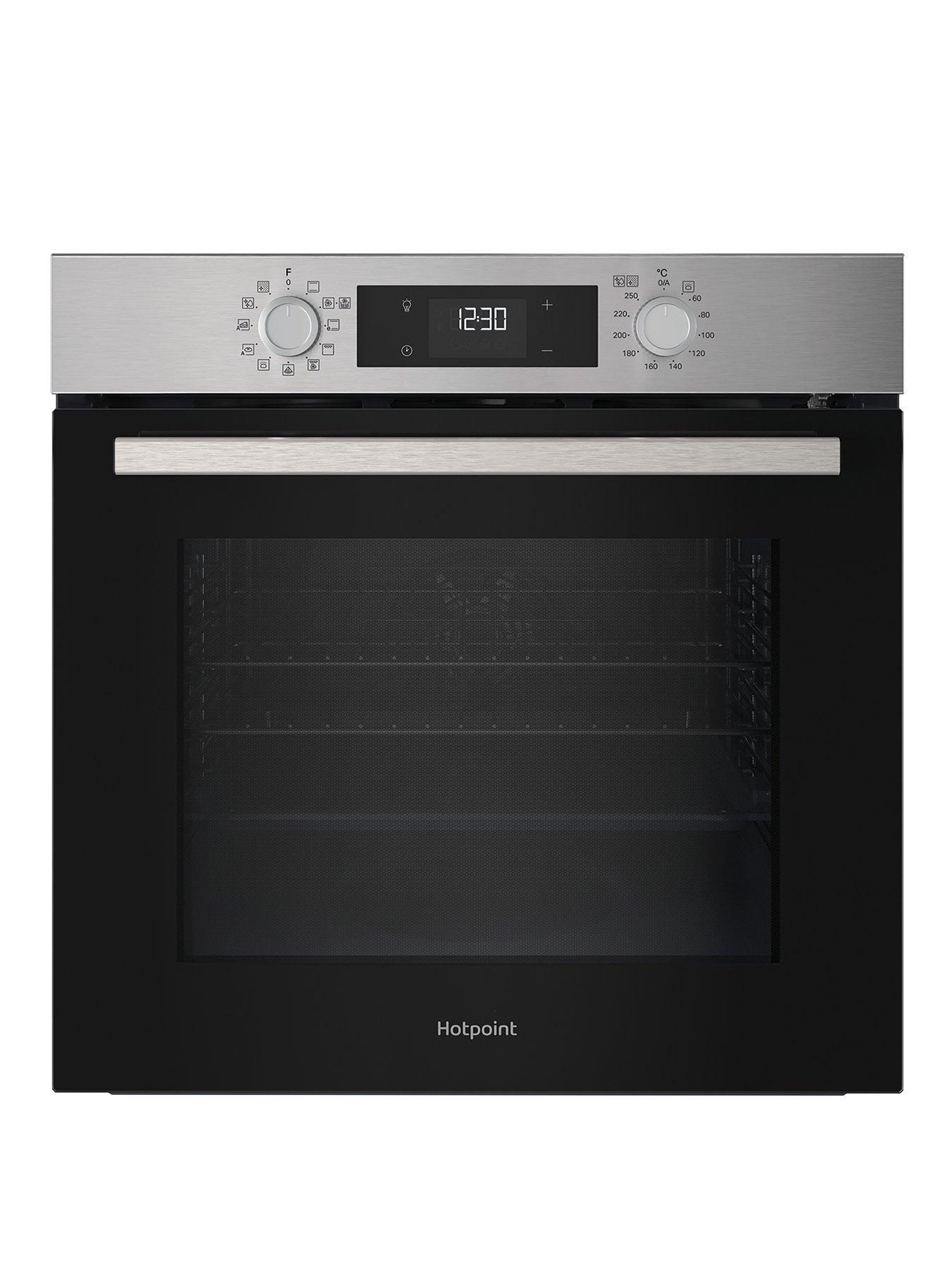 Hotpoint HO 278P X UK - Class 2 Single Oven with Multiflow Technology - Black