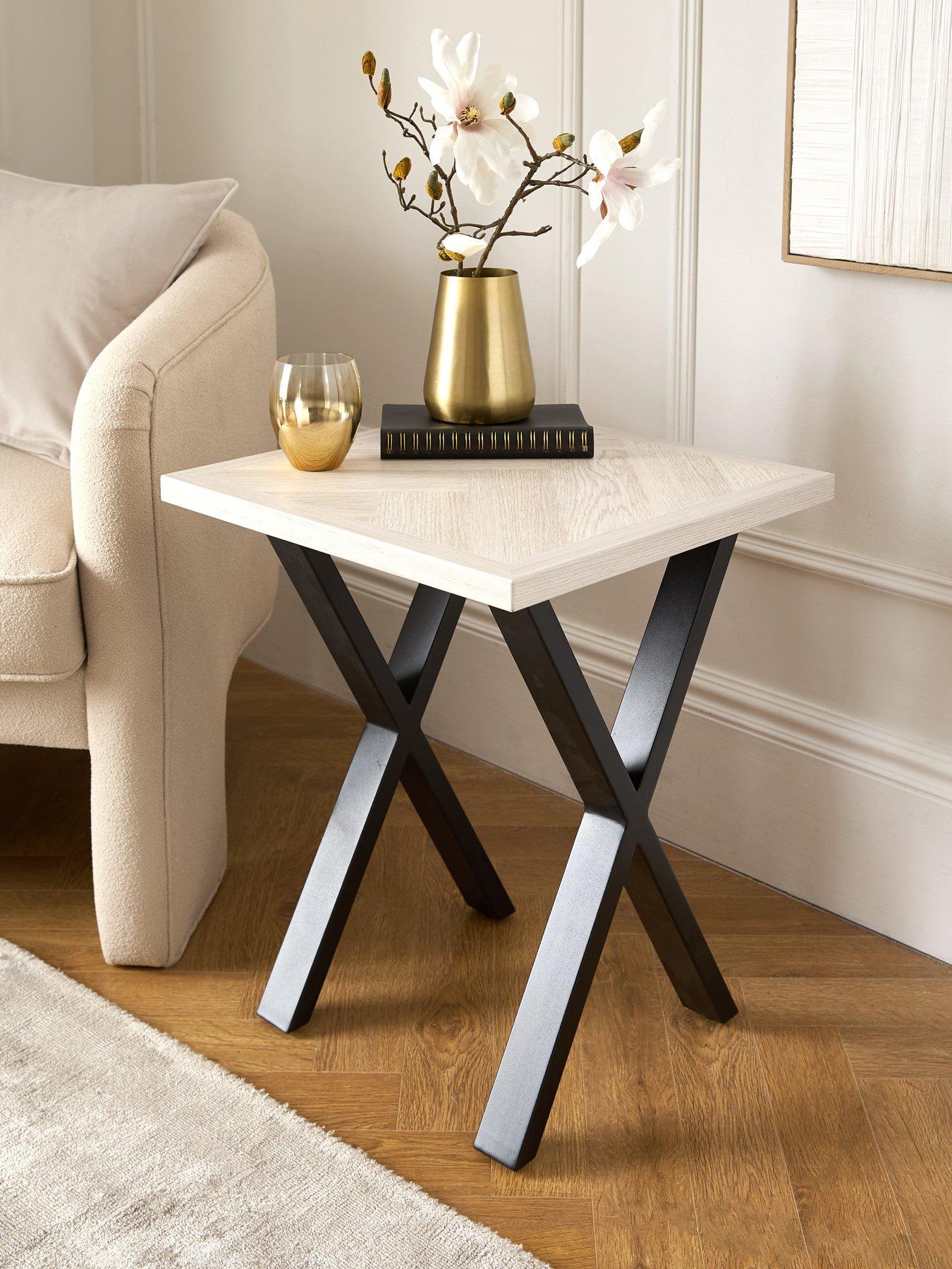 Very Home Kaia Small Side Table - Black/Grey - FSC® Certified