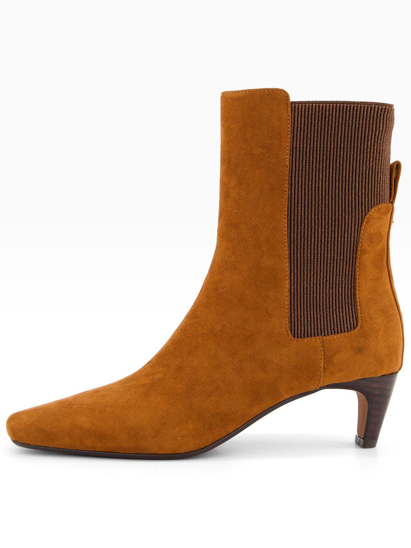 The Very Collection Mircro Heel Ankle Boot - Brown