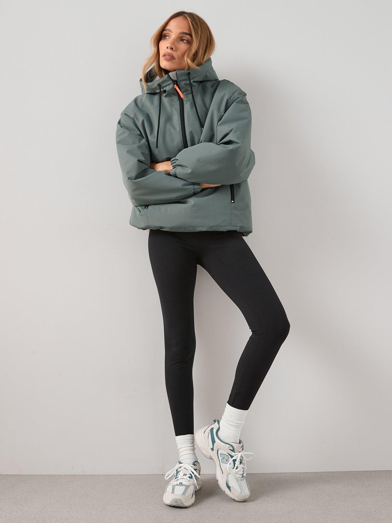 The Very Collection Hooded Pop Over Padded Jacket - Light Blue