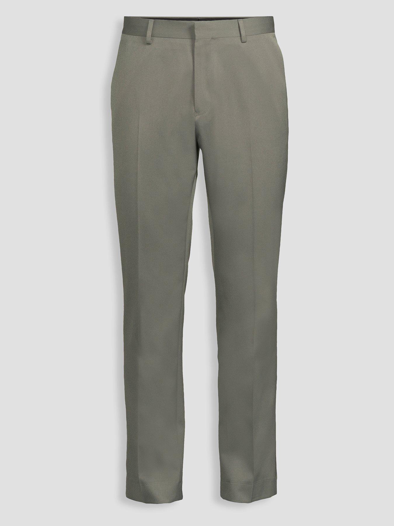 Image 7 of 7 of The Very Collection Regular Fit Textured Suit Trouser - Sage