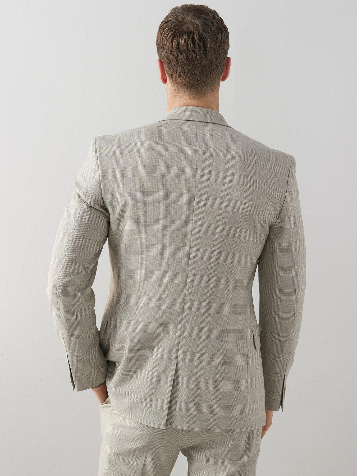Image 2 of 6 of The Very Collection Single Breasted Suit Jacket - Stone