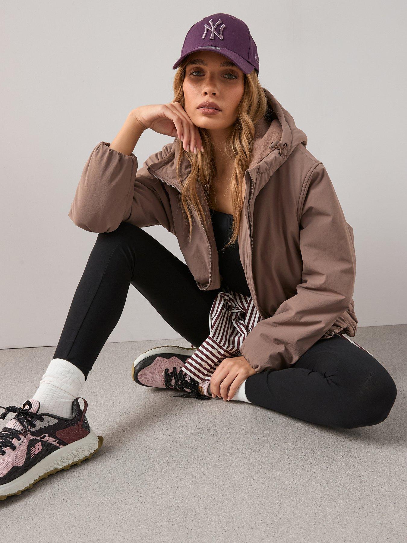 Image 1 of 6 of The Very Collection Fleece Lined Hooded Jacket - Beige